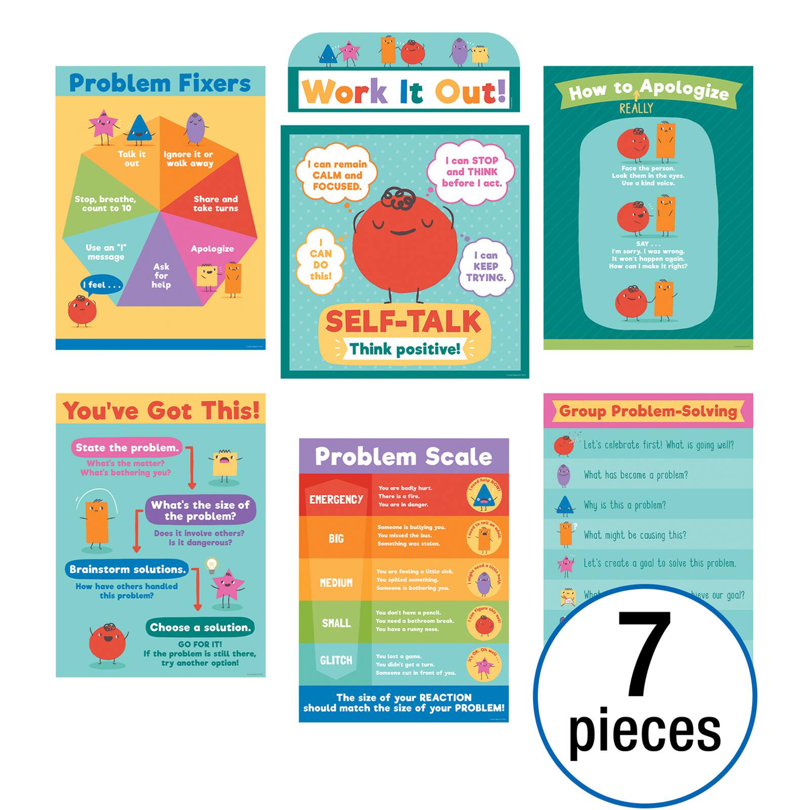 Carson Dellosa Education&#xAE; Social Problem-Solving Bulletin Board Set