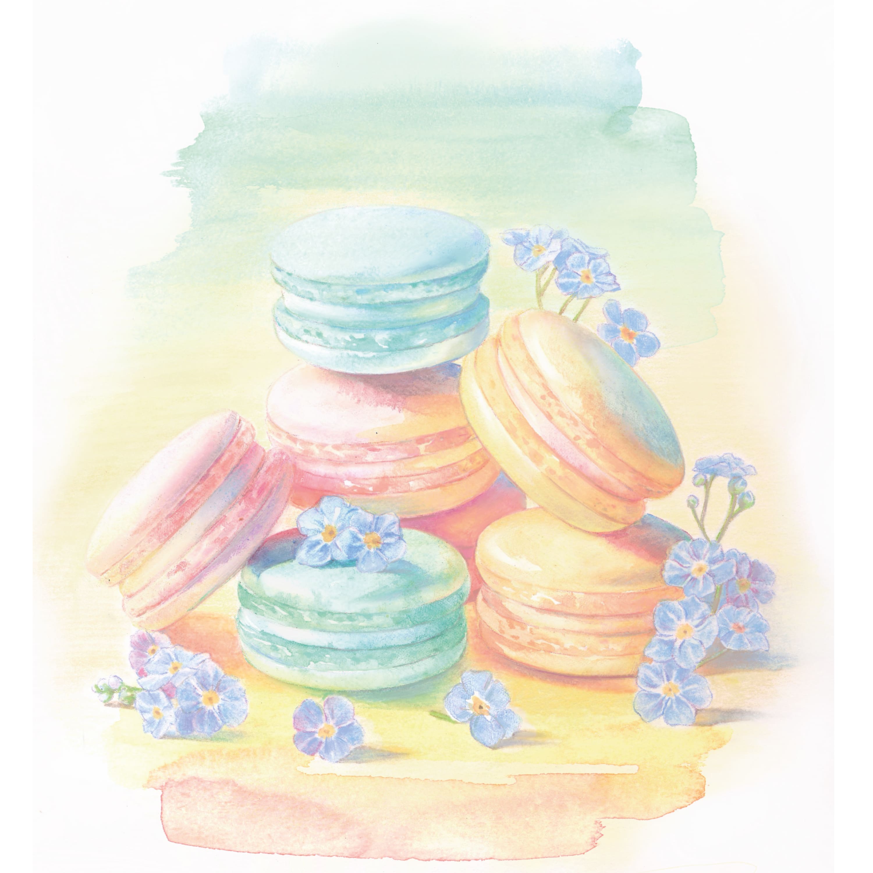 Boîte de 12 crayons aquarelle, couleurs pastel Goldfaber Aqua de Faber-Castell