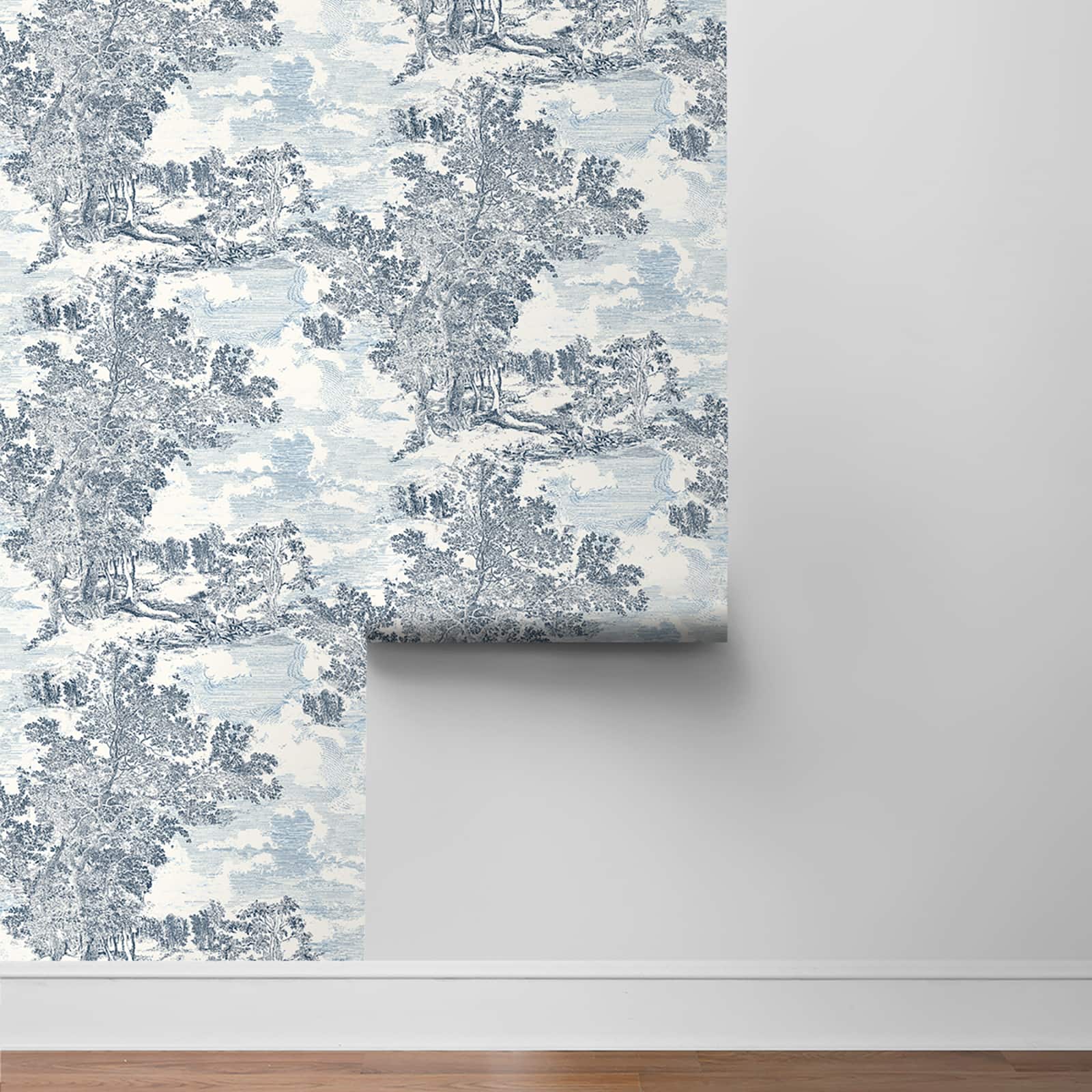 Surface Style Serene Scenes Toile Peel &#x26; Stick Wallpaper