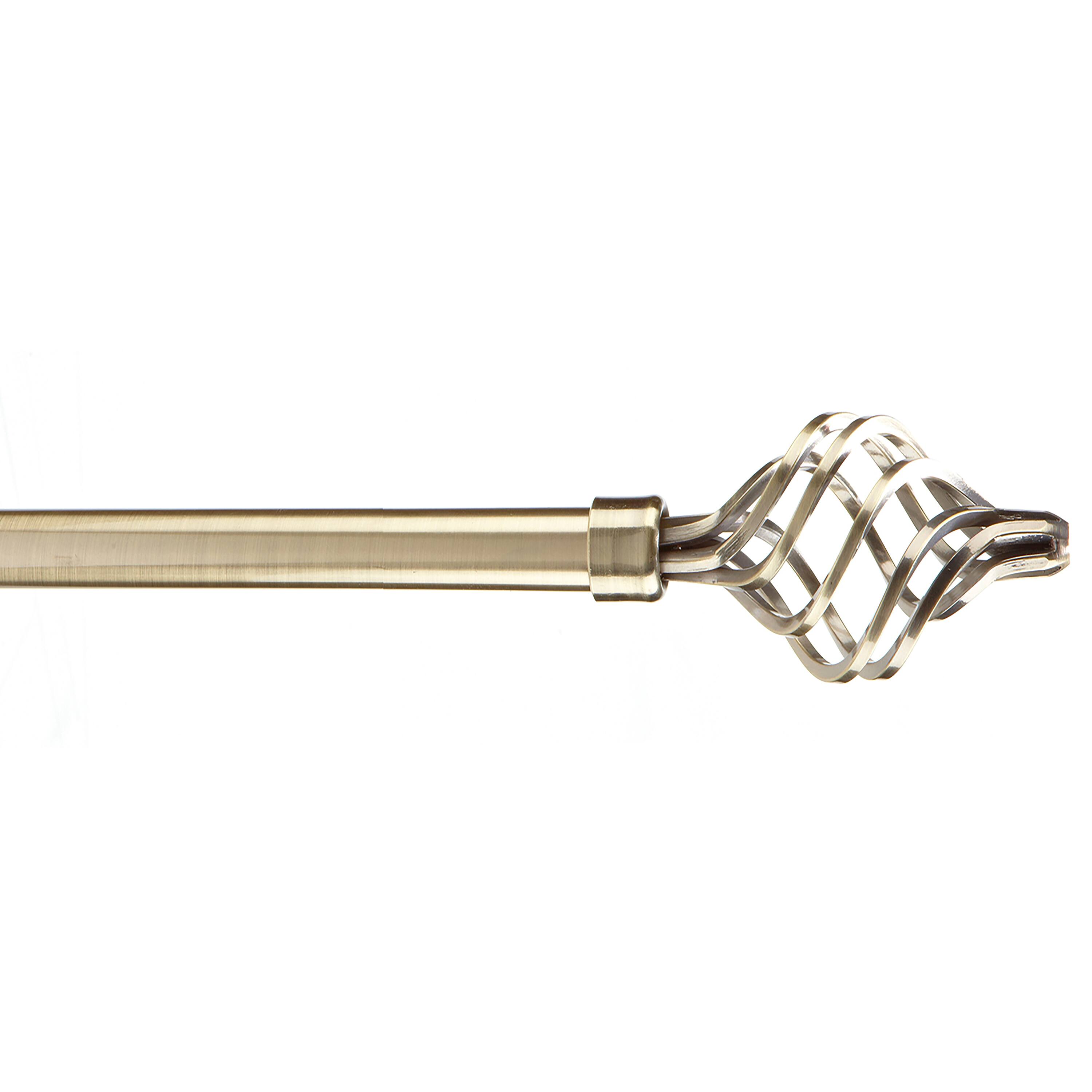 Home Details Modern Twist Curtain Rod