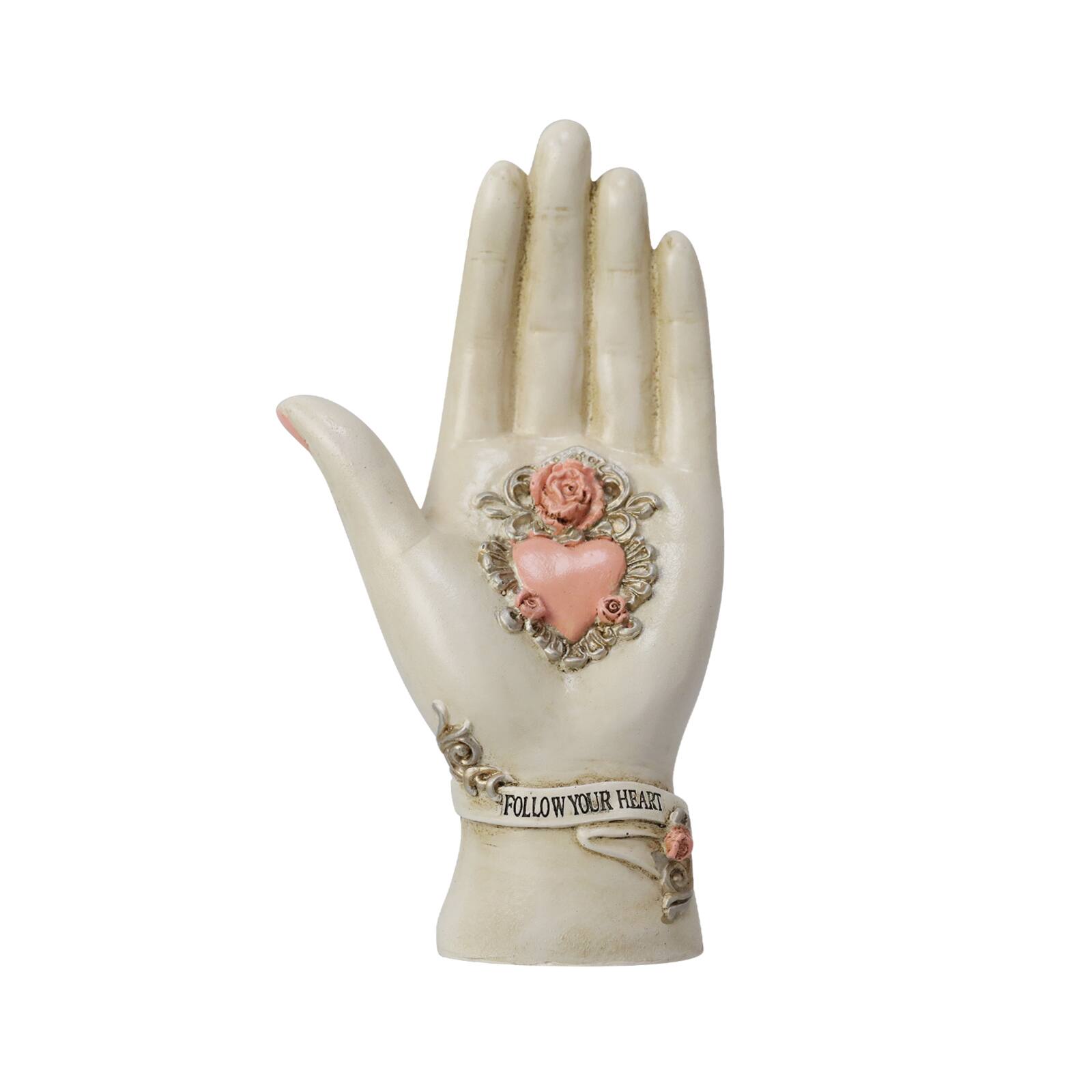 8 Resin Heart Hand Tabletop Accent By Ashland Michaels