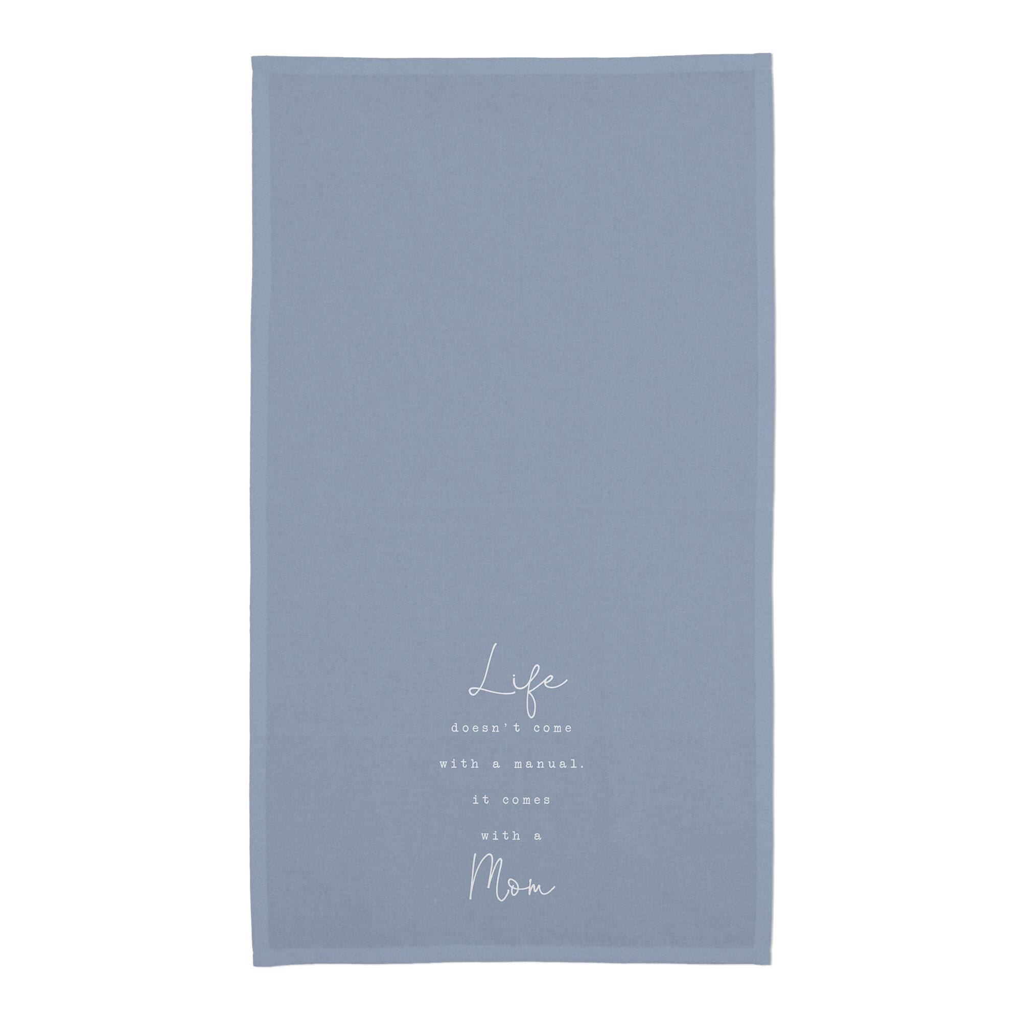 Life Comes with a Mom Cotton Twill Tea Towel Set