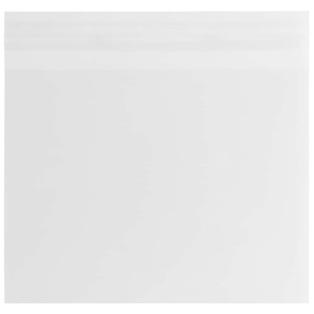 JAM Paper Clear Cello Sleeves With Self Adhesive Closure, 100ct.