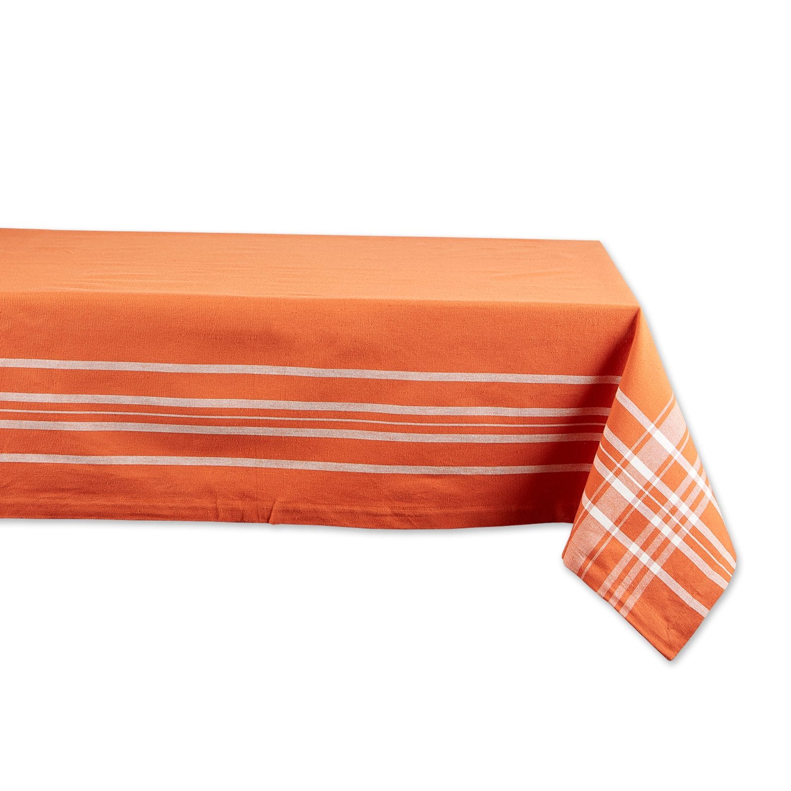 DII&#xAE; 102&#x22; Burnt Orange Harvest Market Tablecloth