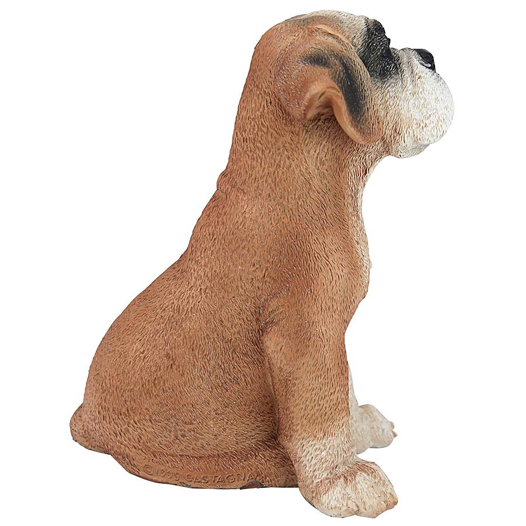 Design Toscano 9&#x22; Boxer Puppy Dog Statue