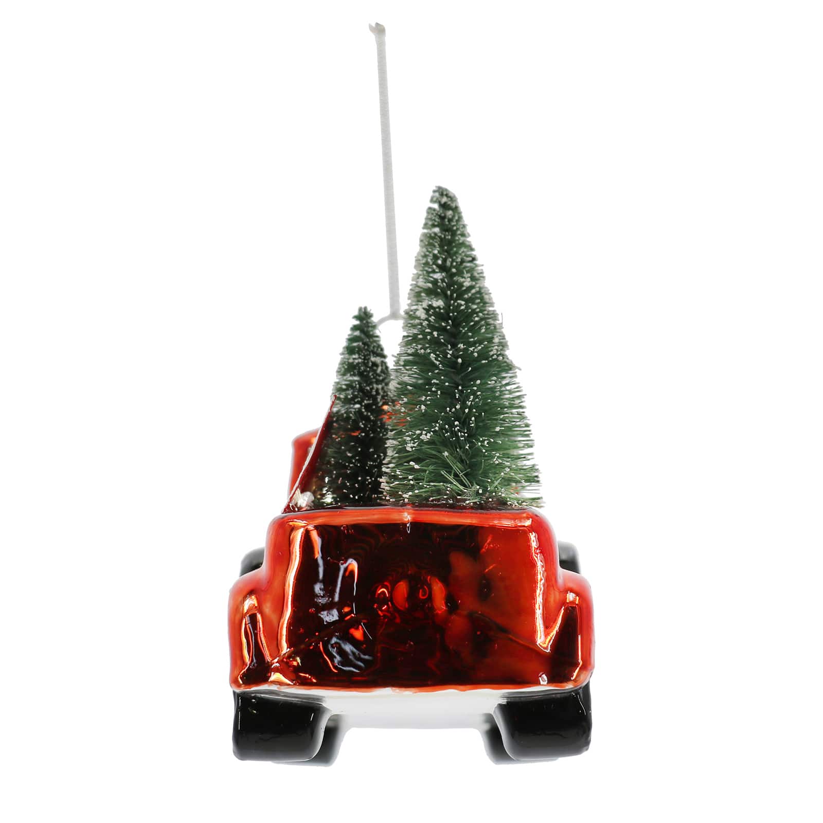 4.5&#x22; Truck with Christmas Tree Glass Ornament by Ashland&#xAE;