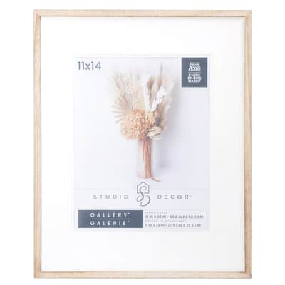 Natural Wood Frame With Mat, Gallery By Studio Décor® | Michaels