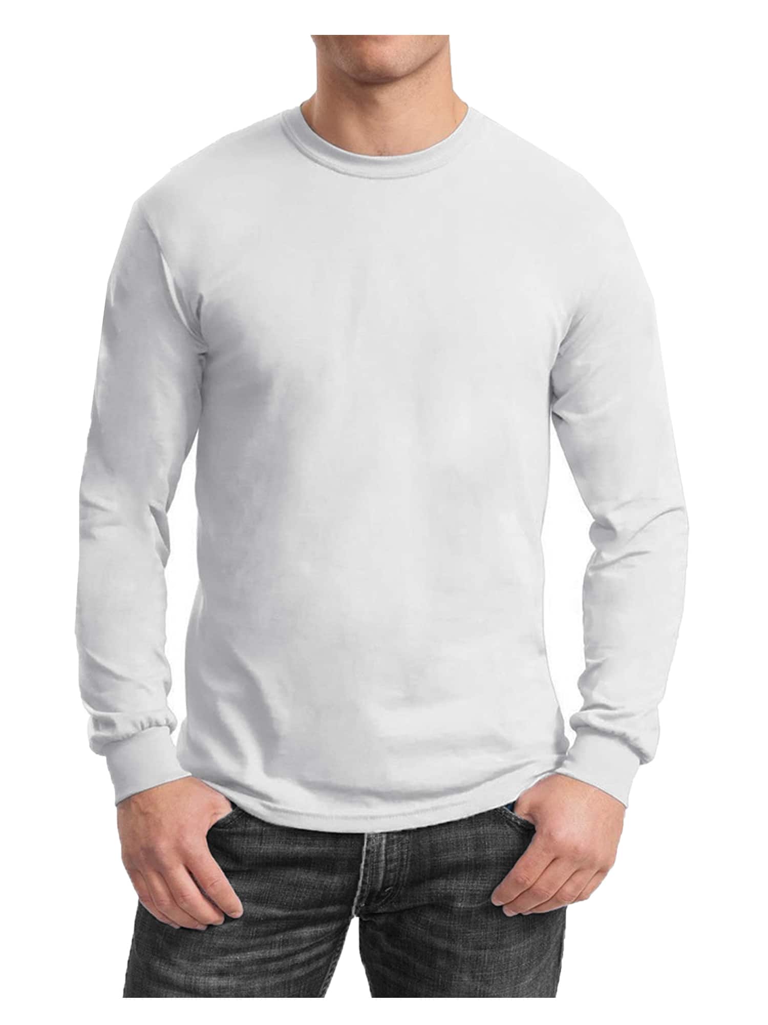 Galaxy by Harvic Long Sleeve Crew Neck Men's T-Shirt