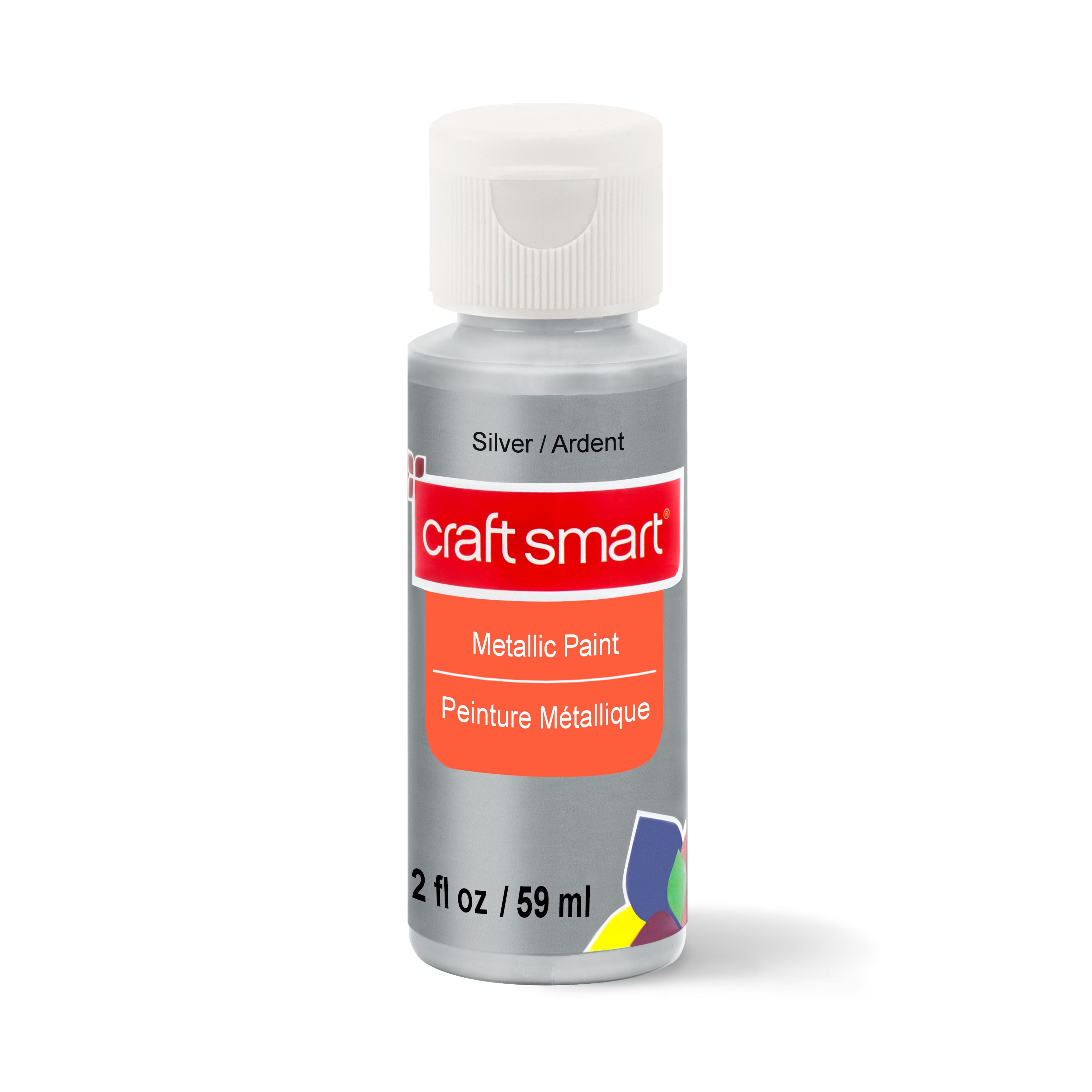 12 Pack: Silver Metallic Paint by Craft Smart&#xAE;, 2oz.