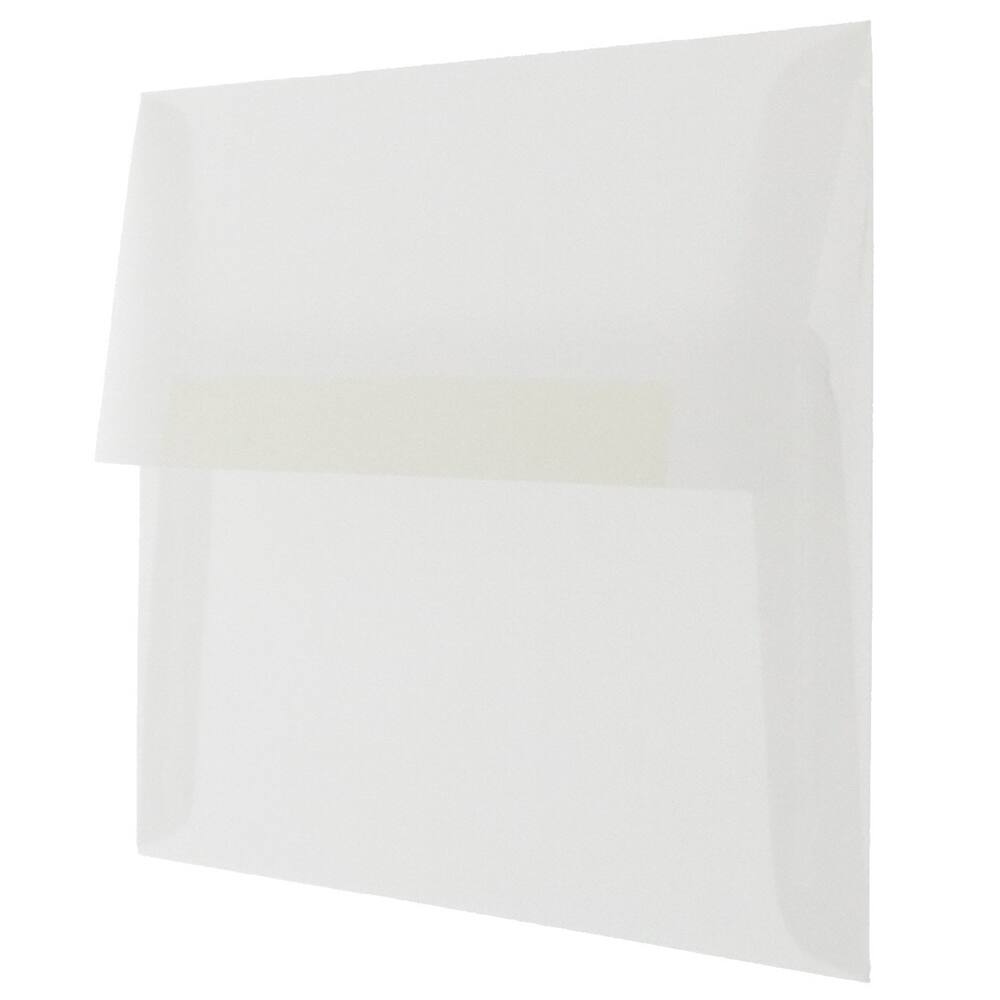 JAM Paper 3.625" x 5.125" Translucent Vellum Invitation Envelopes