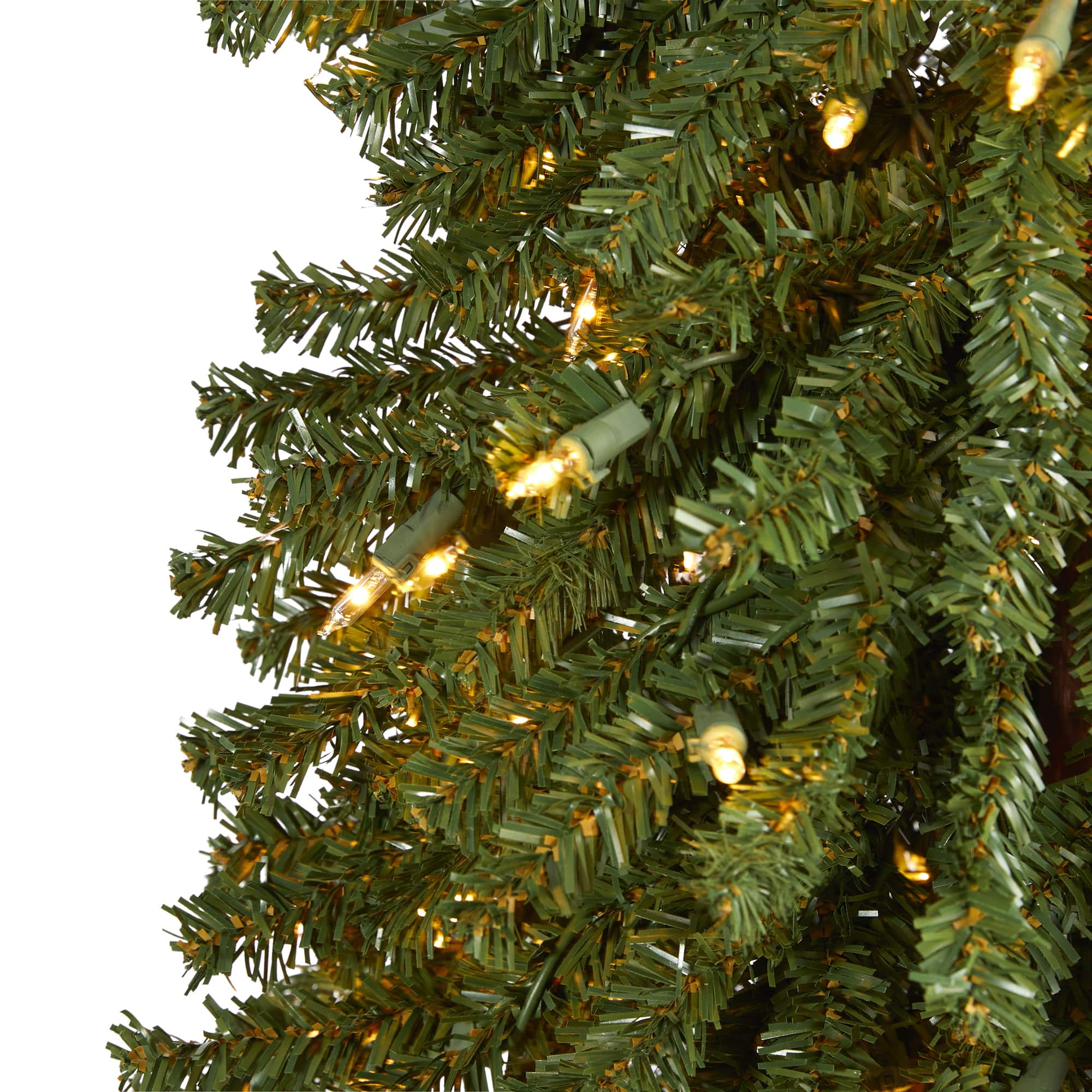 7ft. Pre-Lit Grand Alpine Artificial Christmas Tree, Clear LED Lights