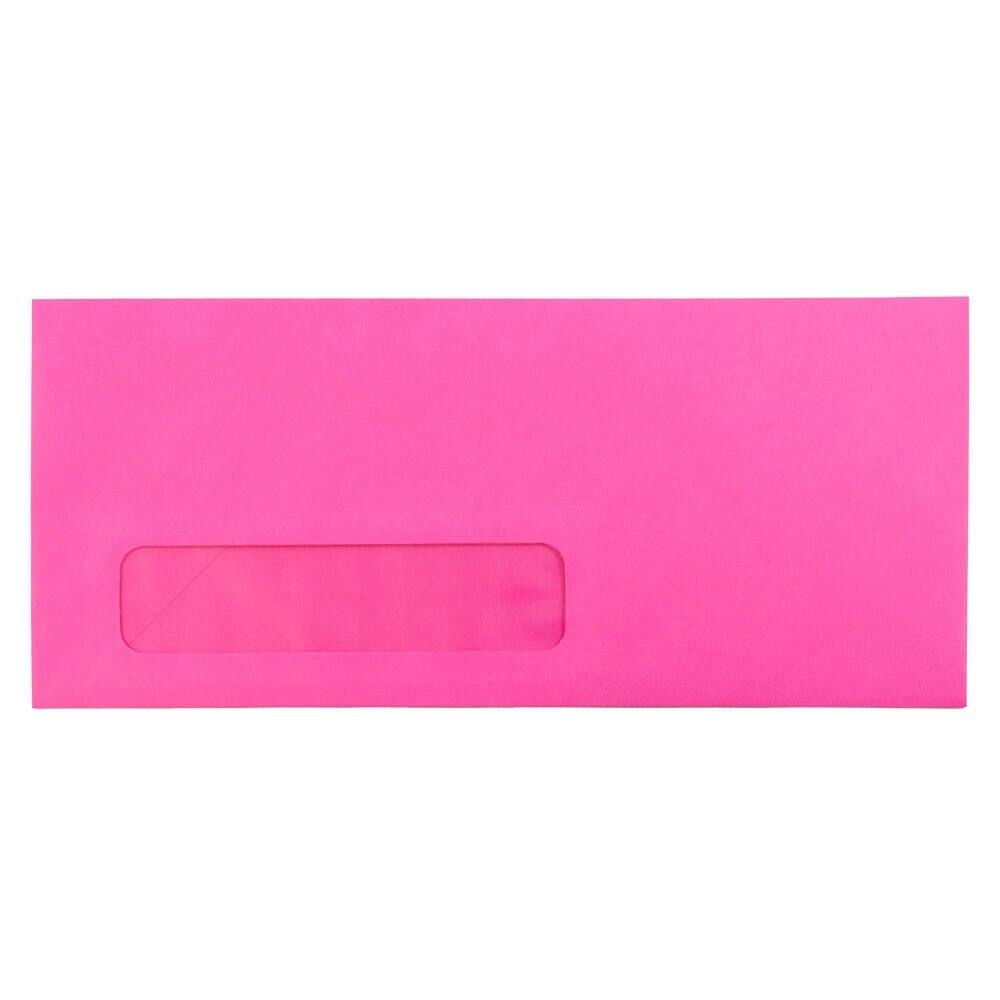 JAM Paper 4&#x22; x 9.5&#x22; Colored Business Window Envelopes, 50ct.