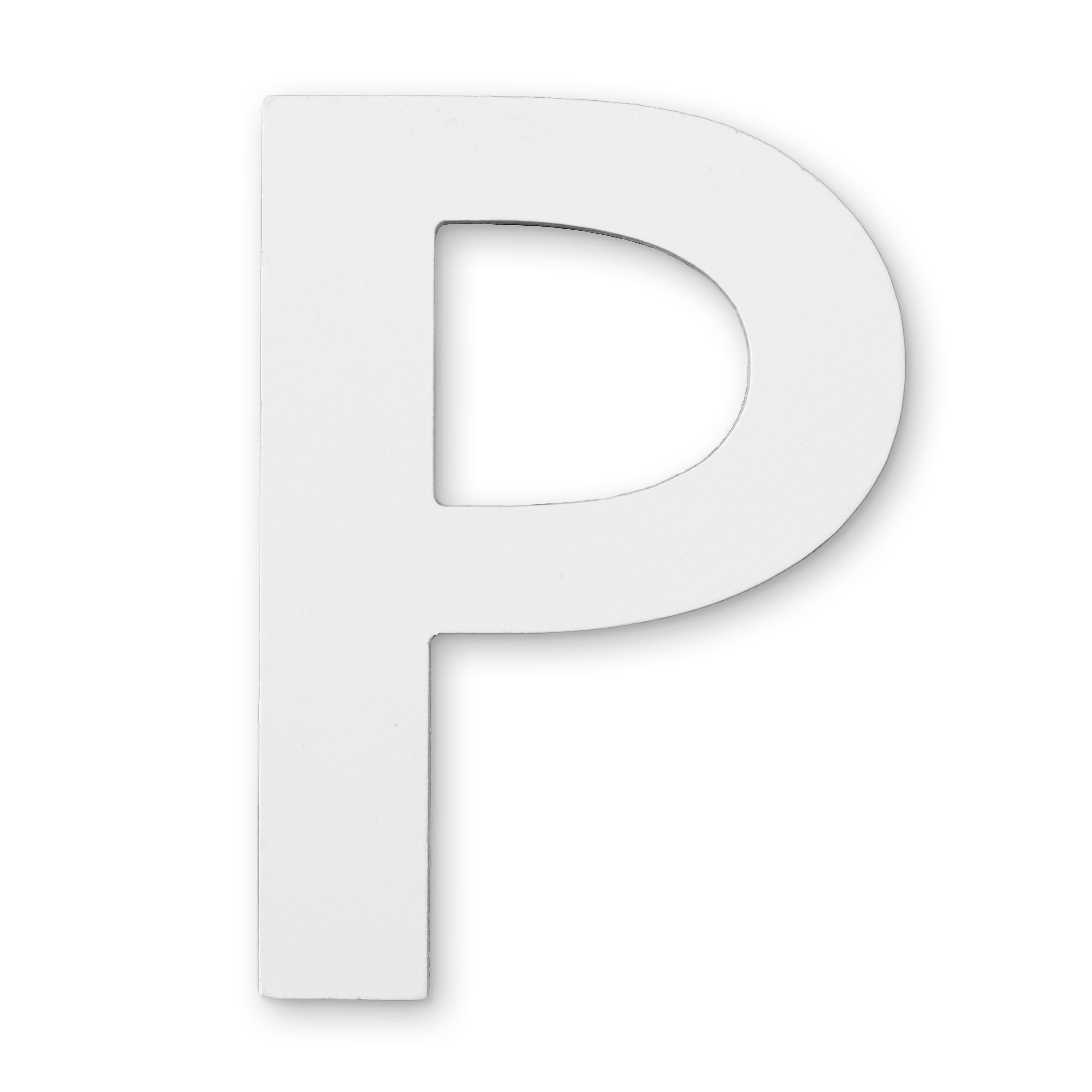 8 Pack: 5.5" White MDF Letter by Make Market®