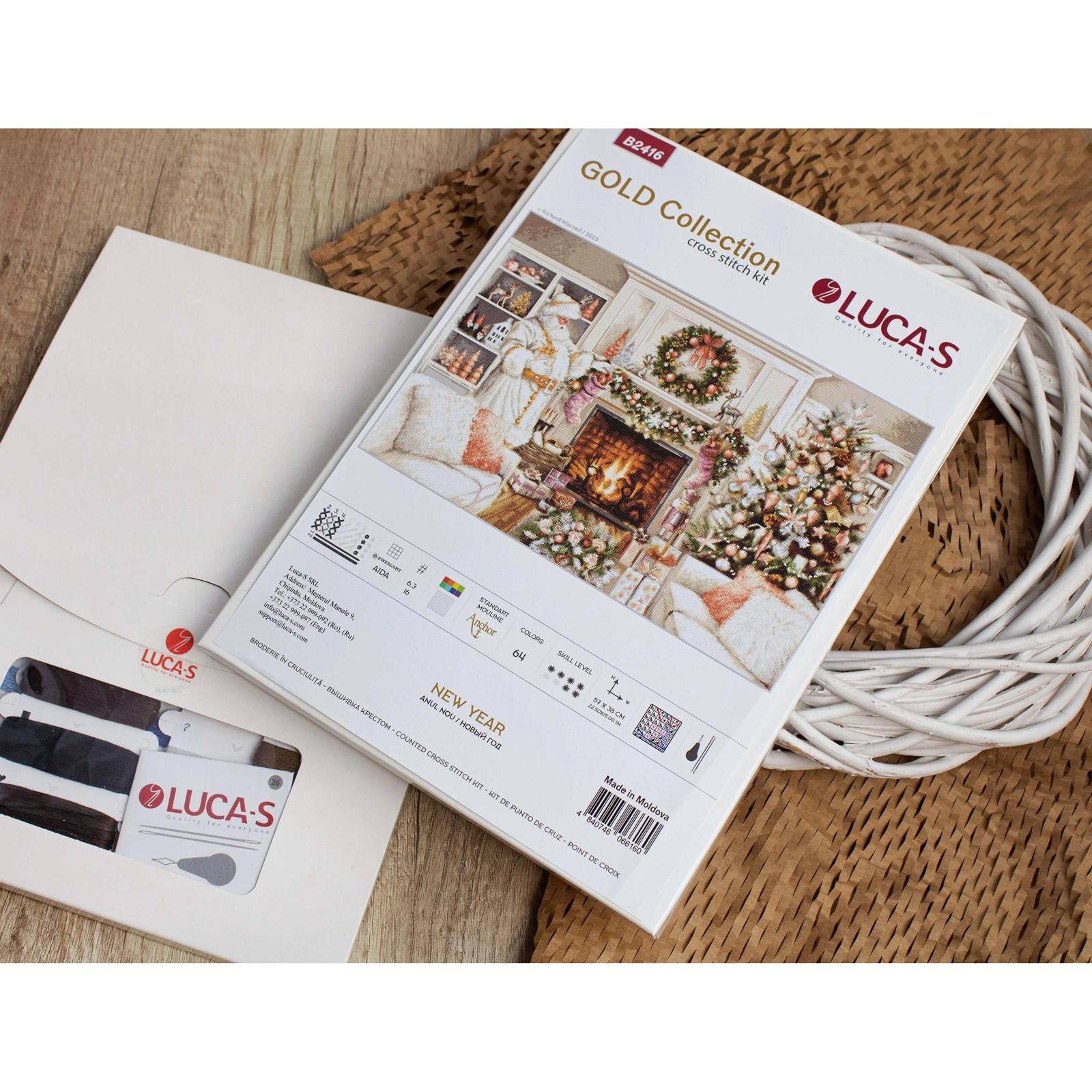 Luca-S New Year Counted Cross Stitch Kit