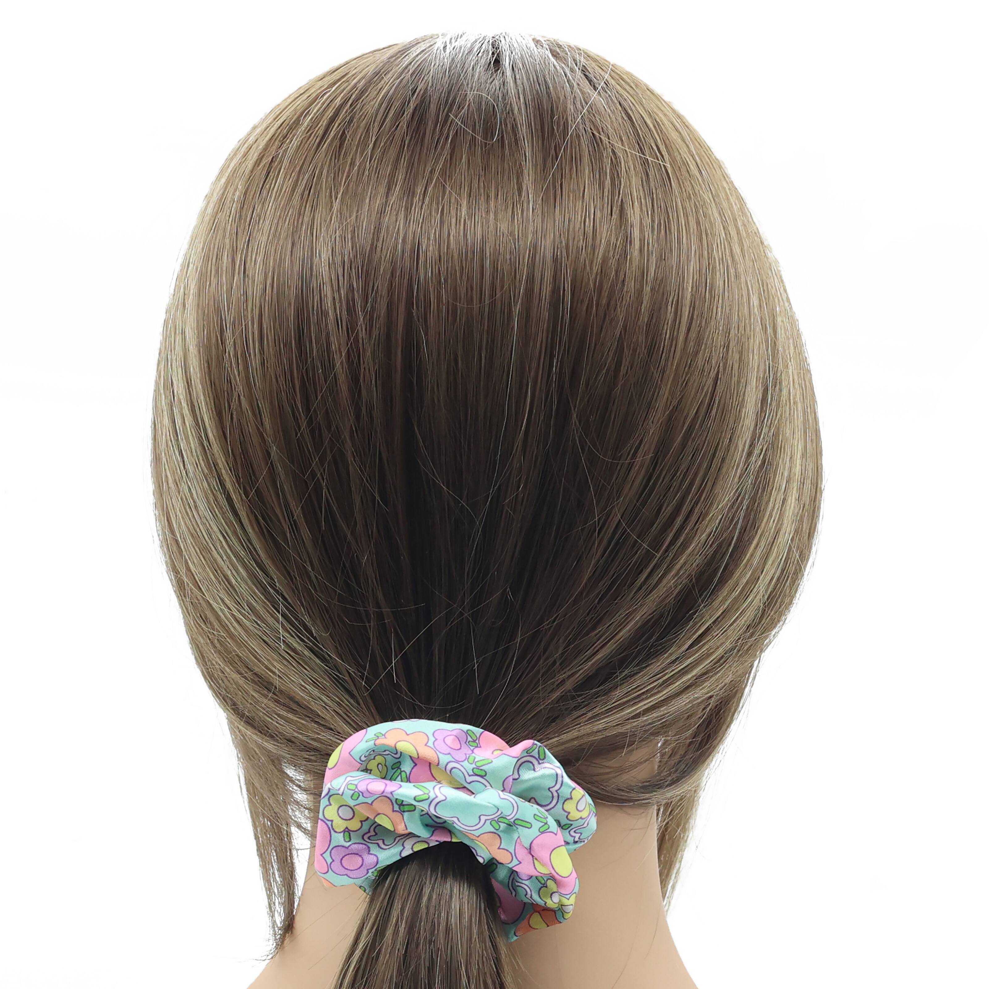 Easter Flowers &#x26; Stripes Hair Scrunchies, 2ct. by Creatology&#x2122;