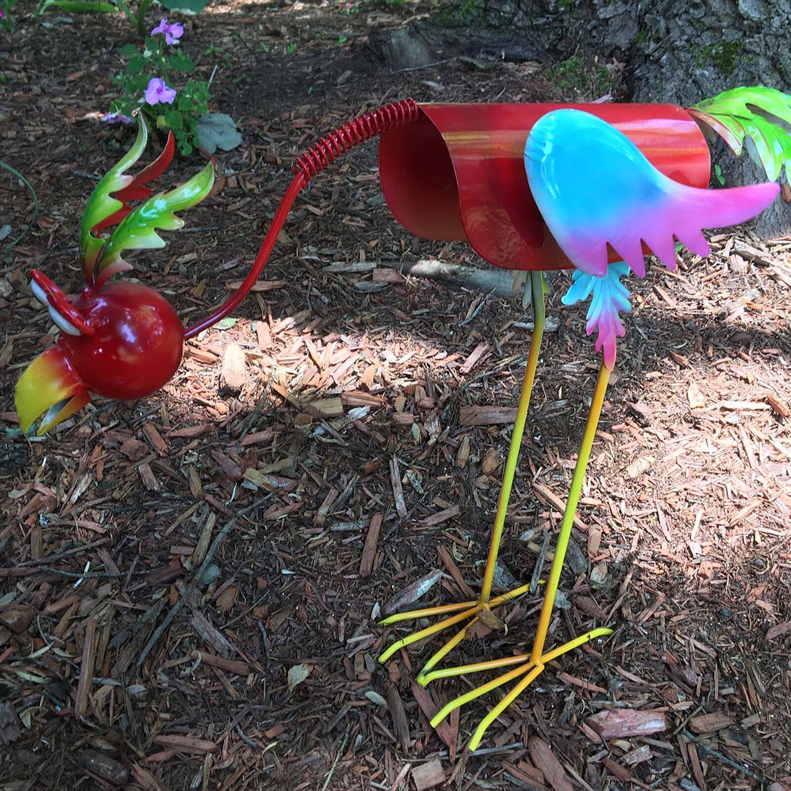 Santa's Workshop 18.5" Red Iron Jungle Bird