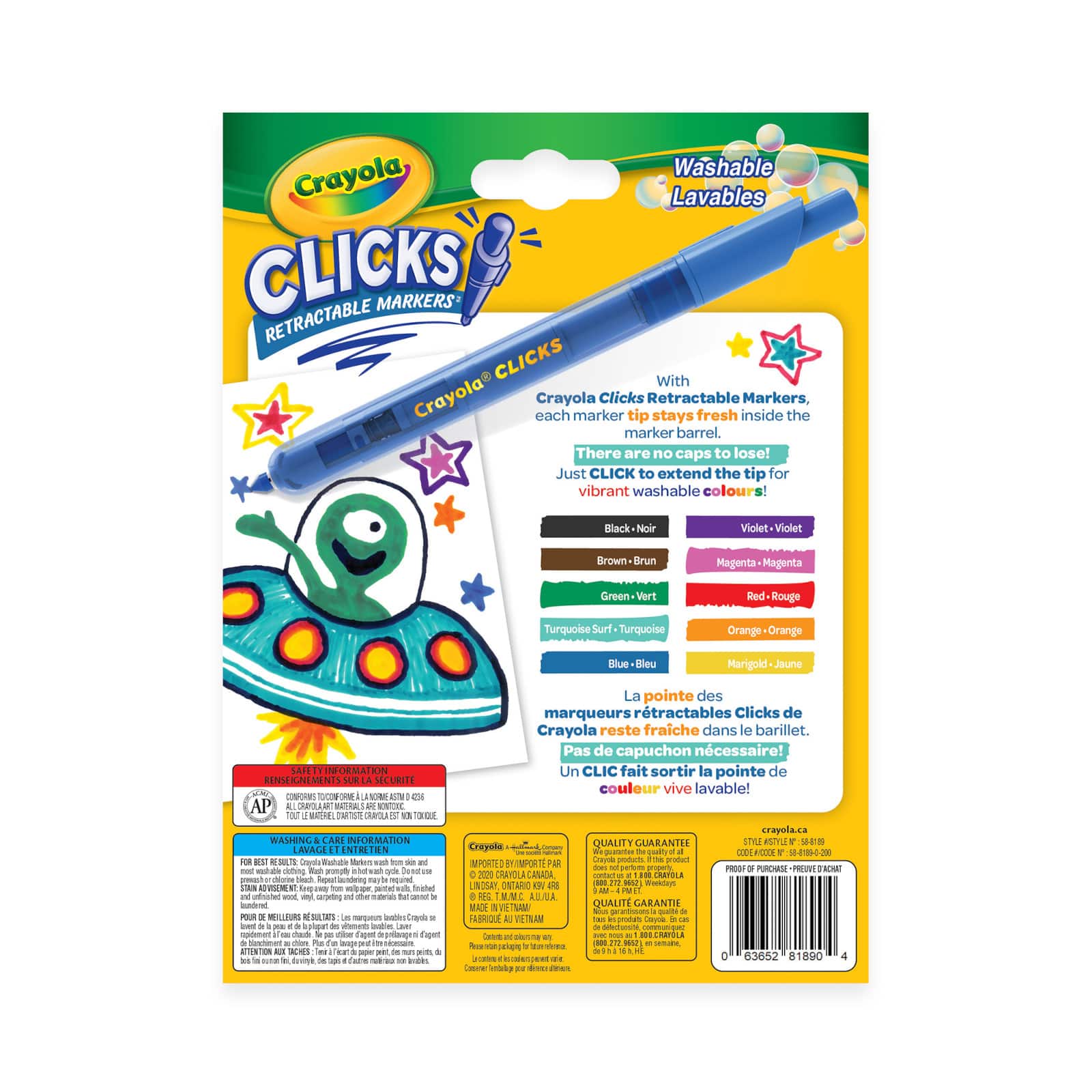 Crayola® Clicks Retractable Markers™ Set