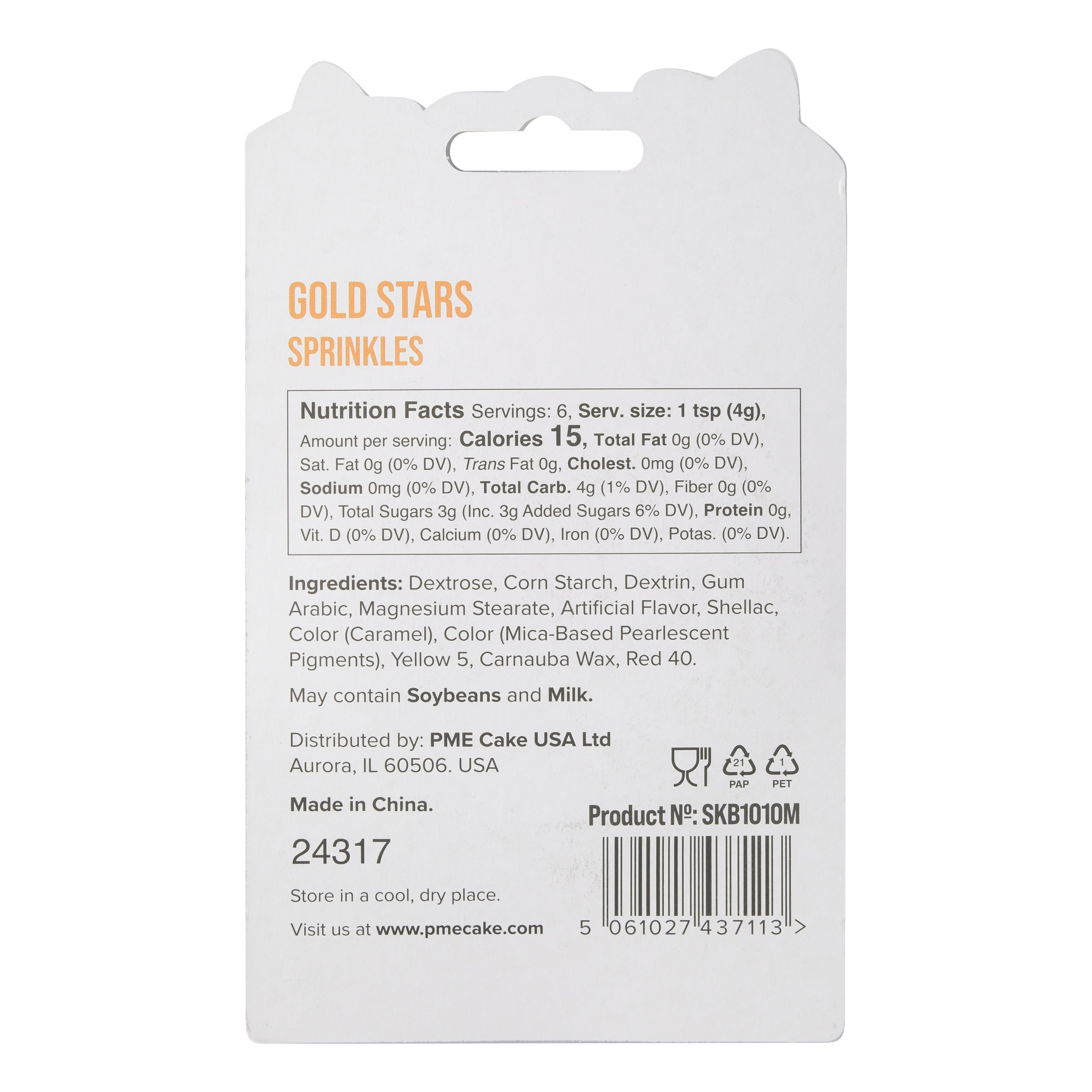 PME Cake Sweet Street® Star Sprinkles