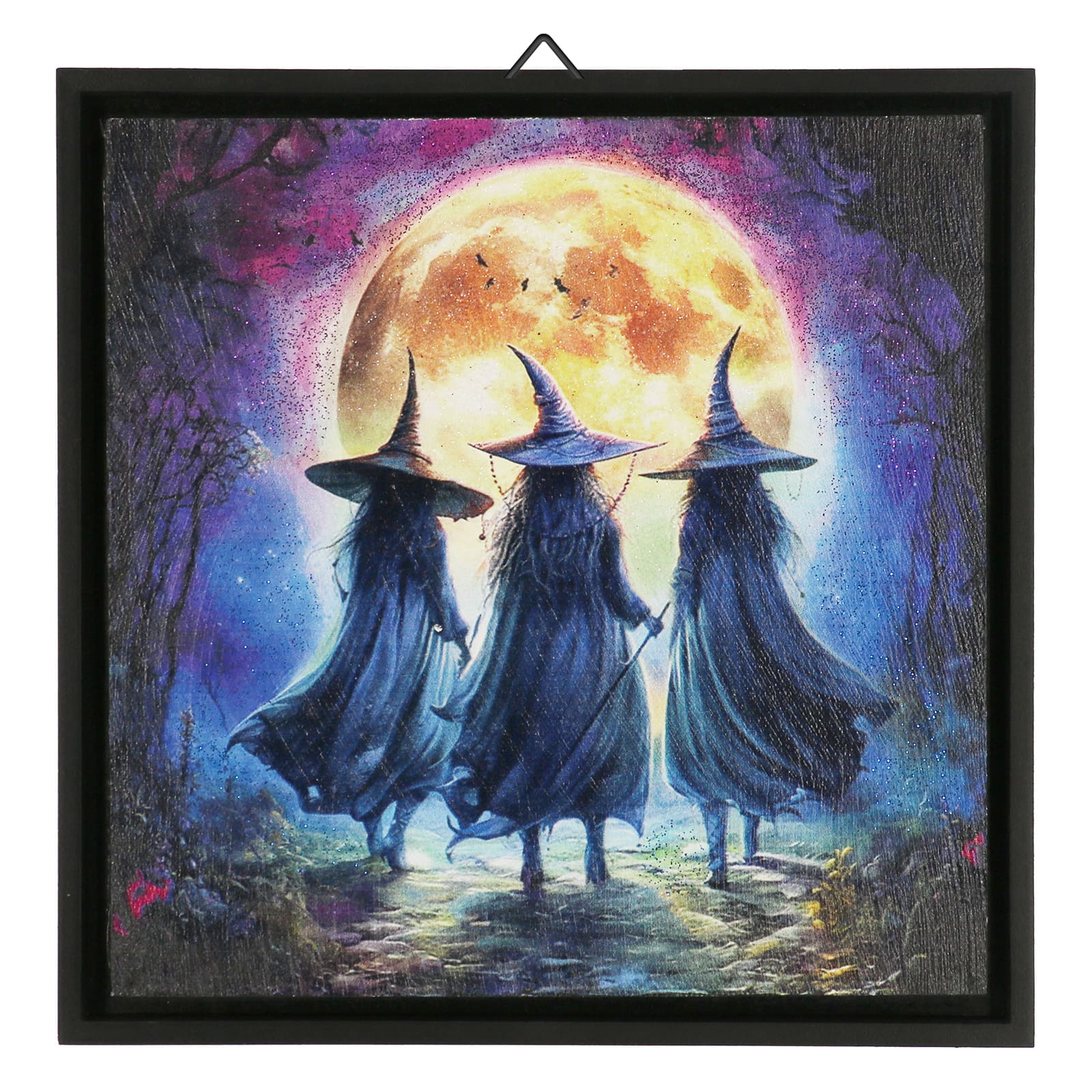 7.75&#x22; Three Witches &#x26; Moon Wall D&#xE9;cor by Ashland&#xAE;