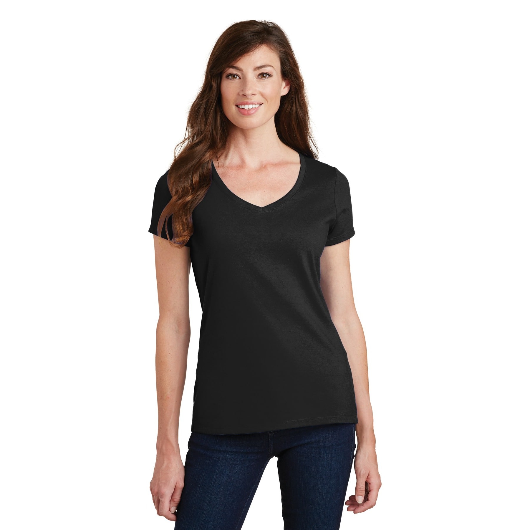 Port & Company® Fan Favorite™ Ladies V-Neck T-Shirt