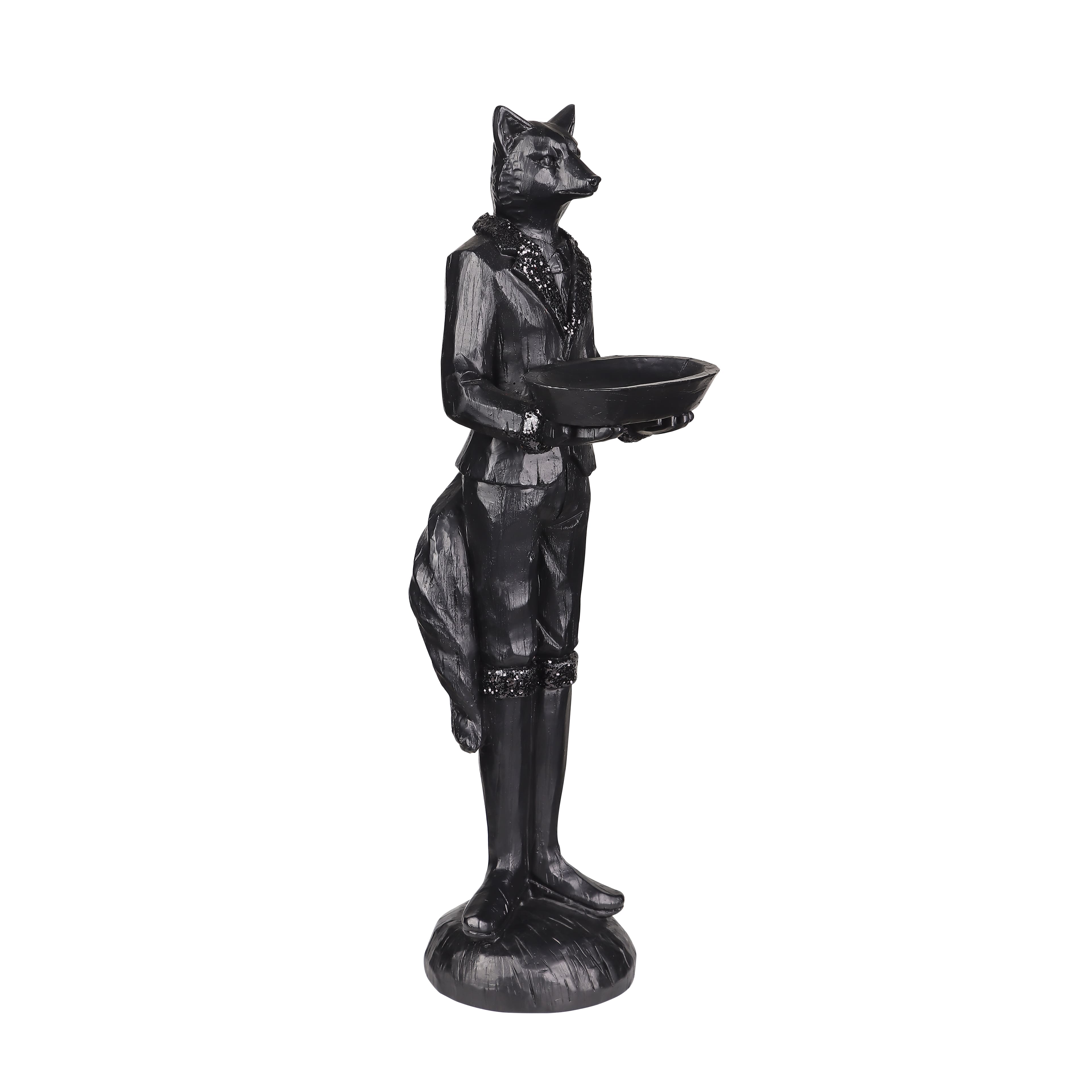 16.75&#x22; Fox Butler Statue Tabletop D&#xE9;cor by Ashland&#xAE;