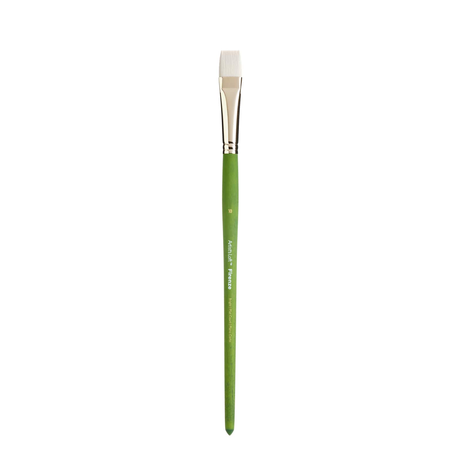 12 Pack: Firenze Long Handle Bright Brush by Artist's Loft™