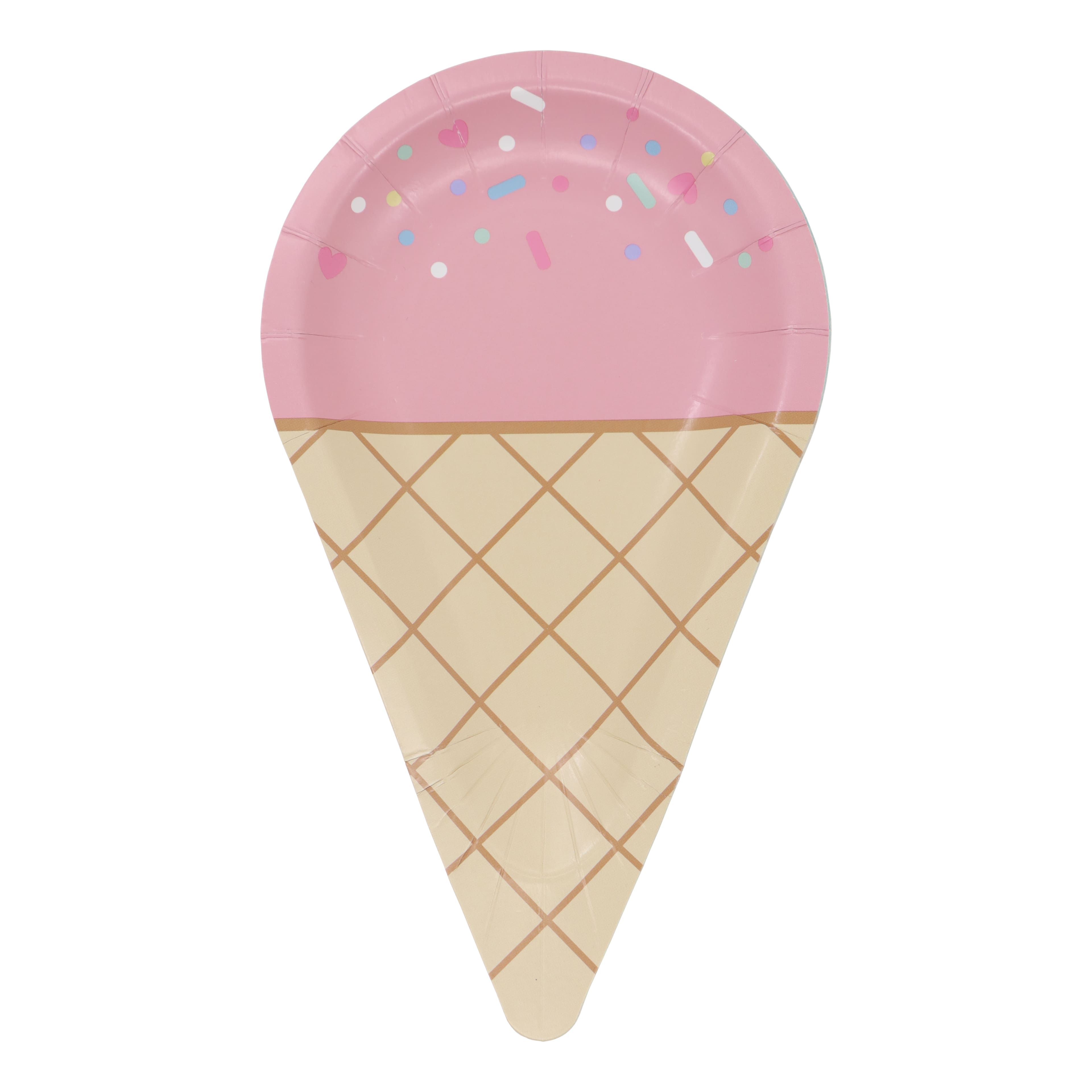 24 Packs: 8 ct. (192 total) 7" Ice Cream Dinner Plates by Celebrate It™