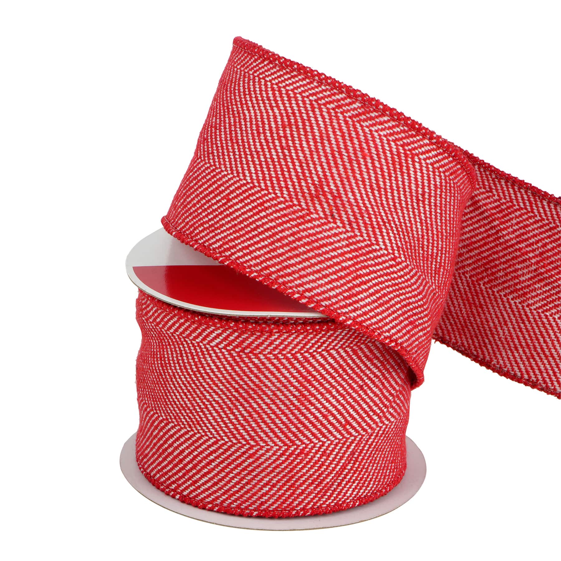 2.5" x 15ft. & White Herringbone Wired Ribbon by Celebrate It