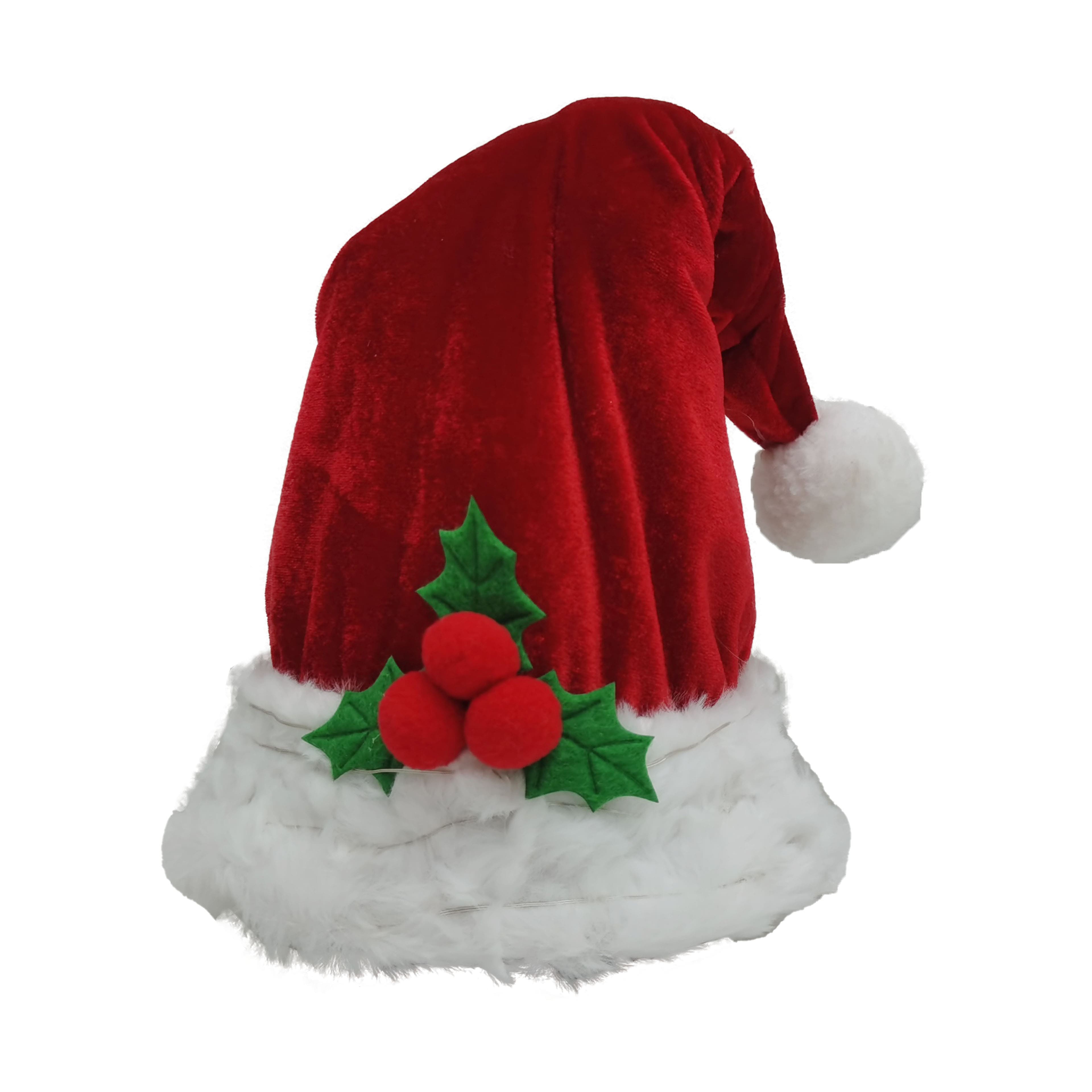 9&#x22; Santa Hat Lighted Tree Topper by Ashland&#xAE;