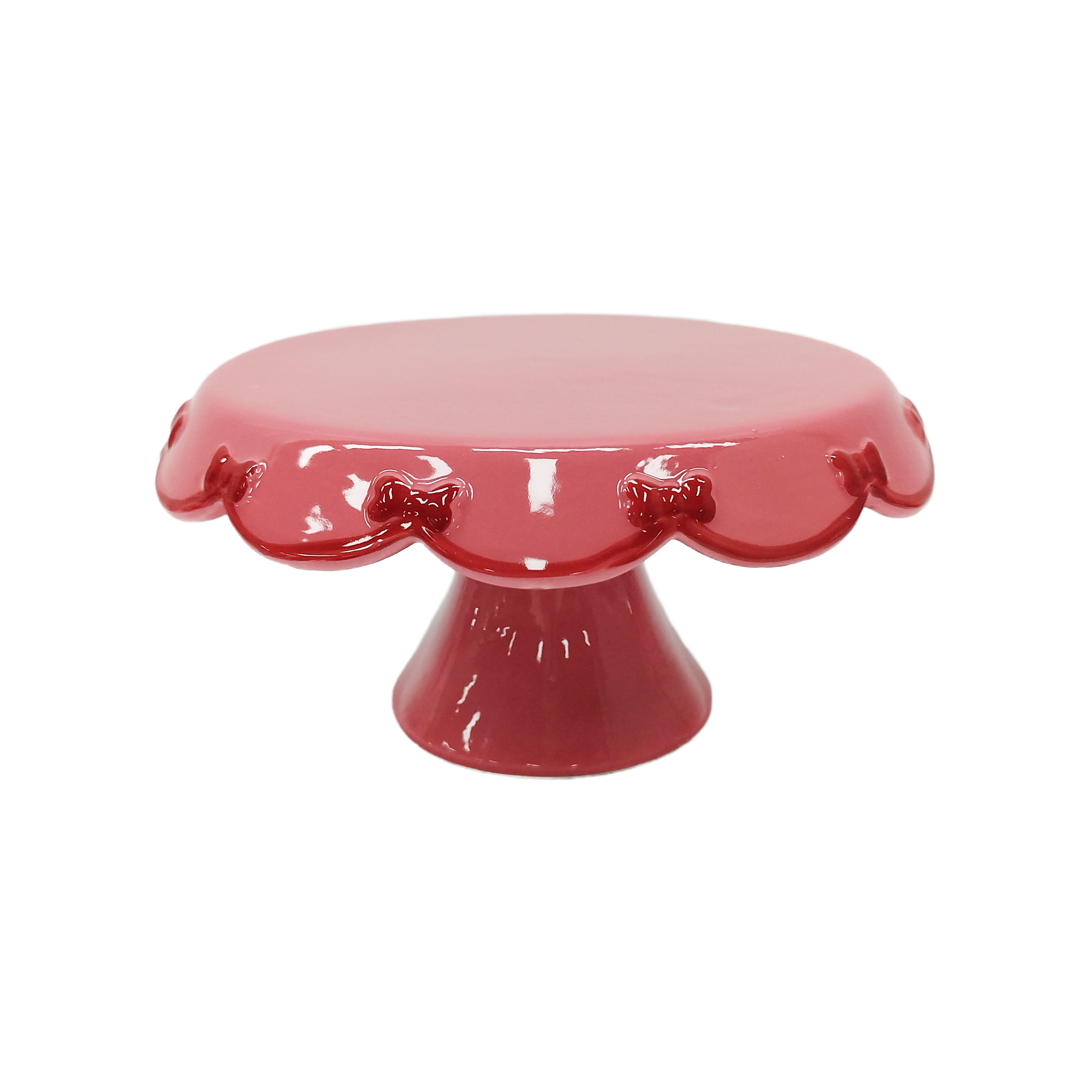 8&#x22; Bow Garland Edge Cake Stand by Ashland&#xAE;