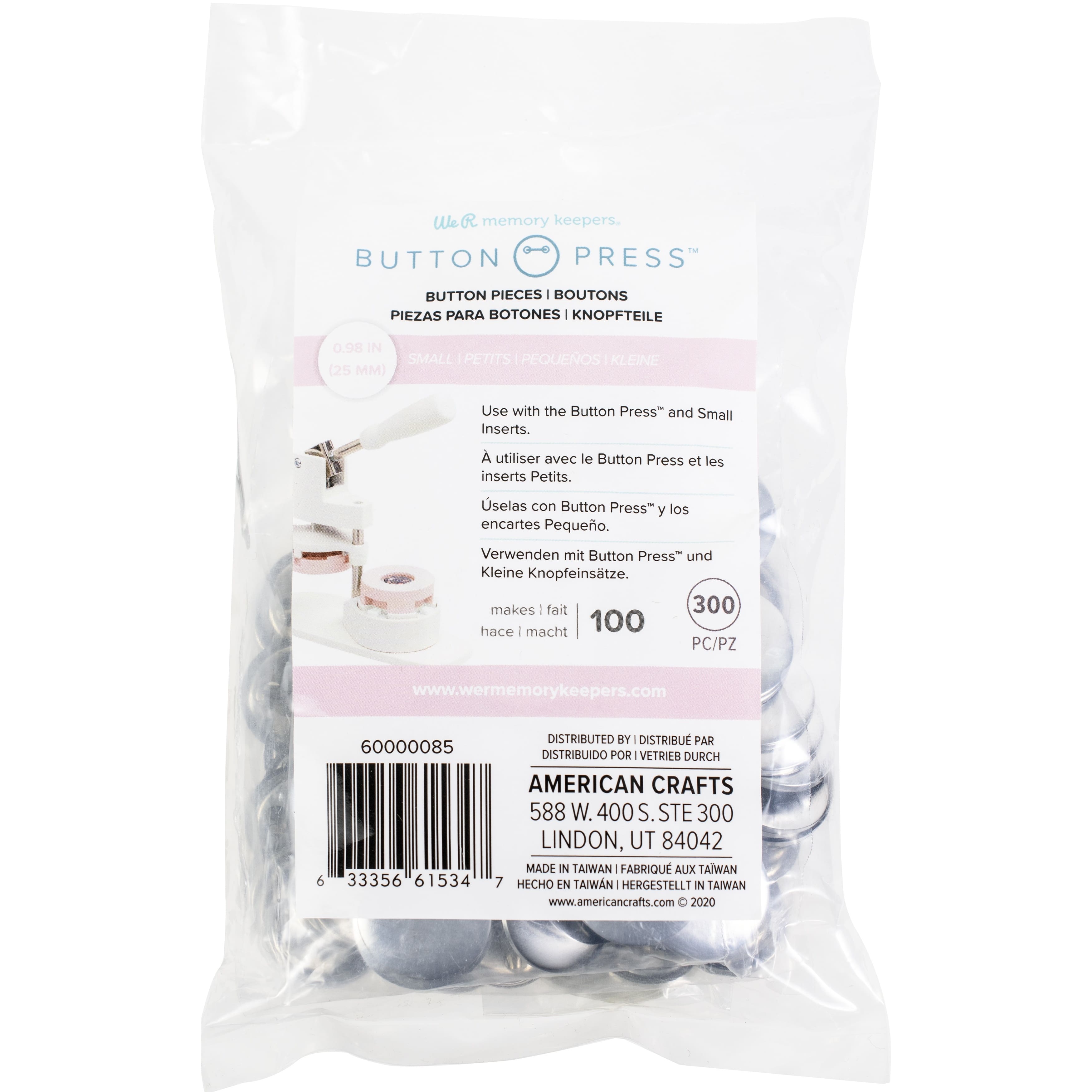 We R Memory Keepers&#xAE; Button Press&#x2122; Small Button Pieces Bulk Refill Pack, 100ct.