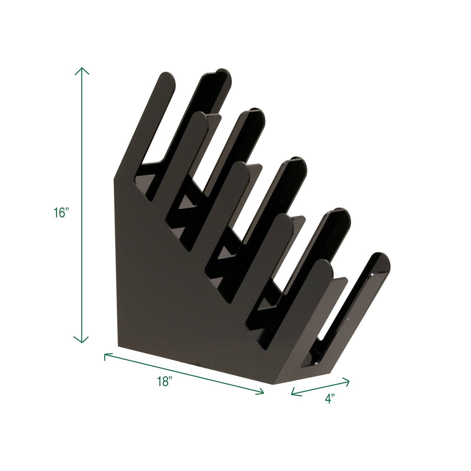 Mind Reader 4 Compartment Acrylic Cup & Lid Storage Organizer