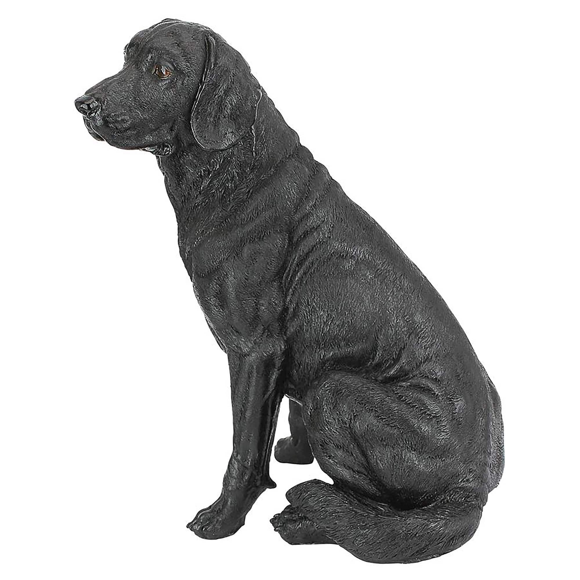 Design Toscano Black Labrador Retriever Dog Statue