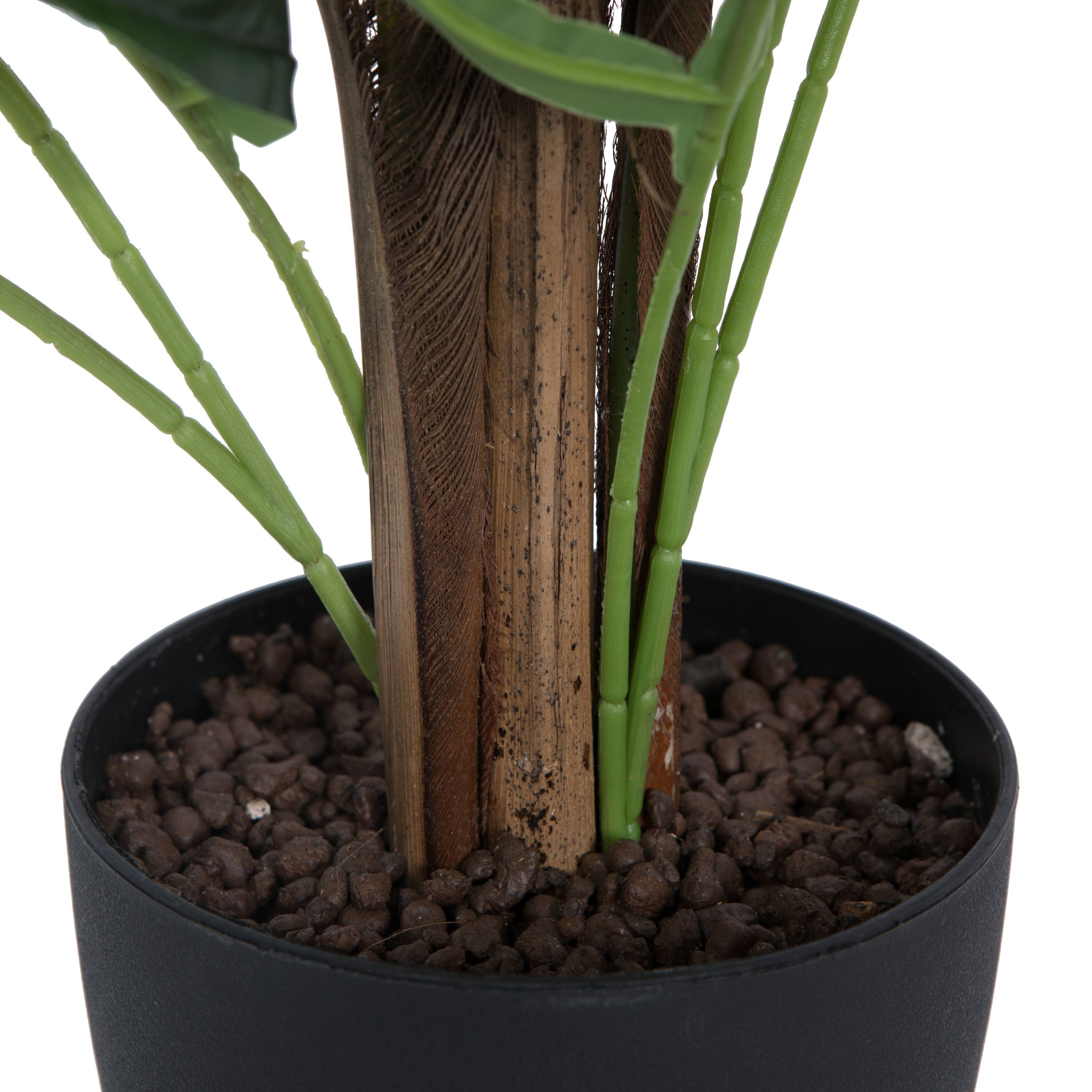 5ft. Artificial Potted Fern Palm with Real Touch Leaves