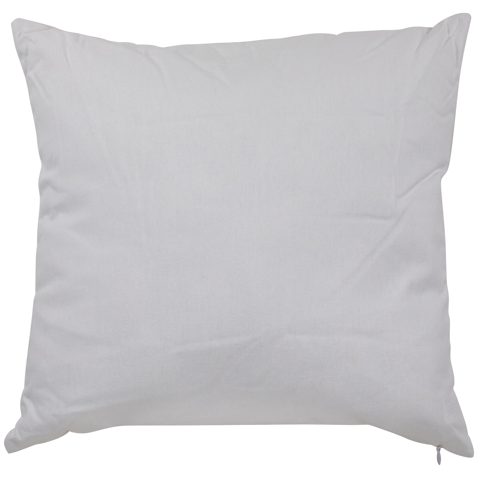 18" Embroidered "Merry Christmas" Wreath Cotton Square Throw Pillow