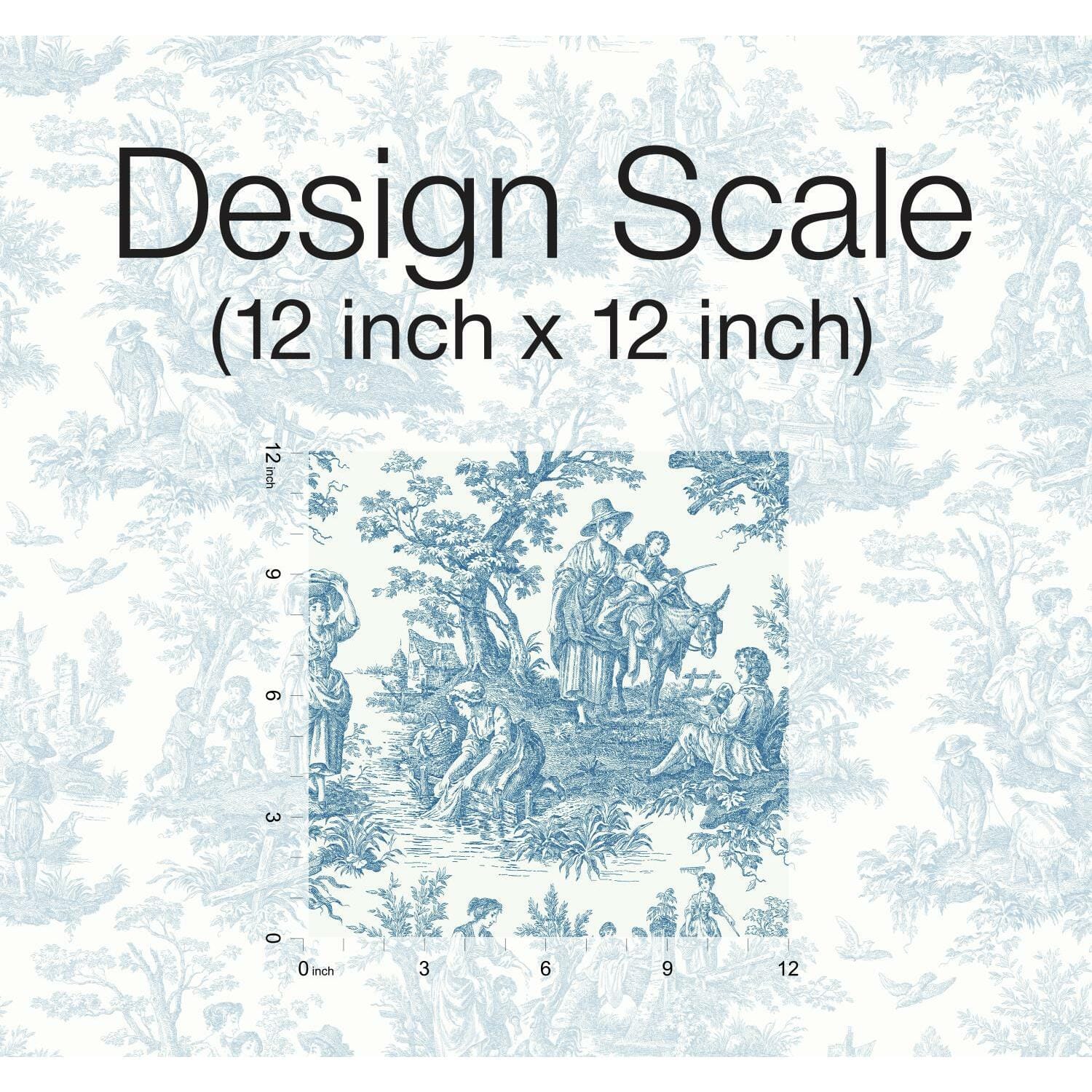 RoomMates Country Life Toile Peel & Stick Wallpaper