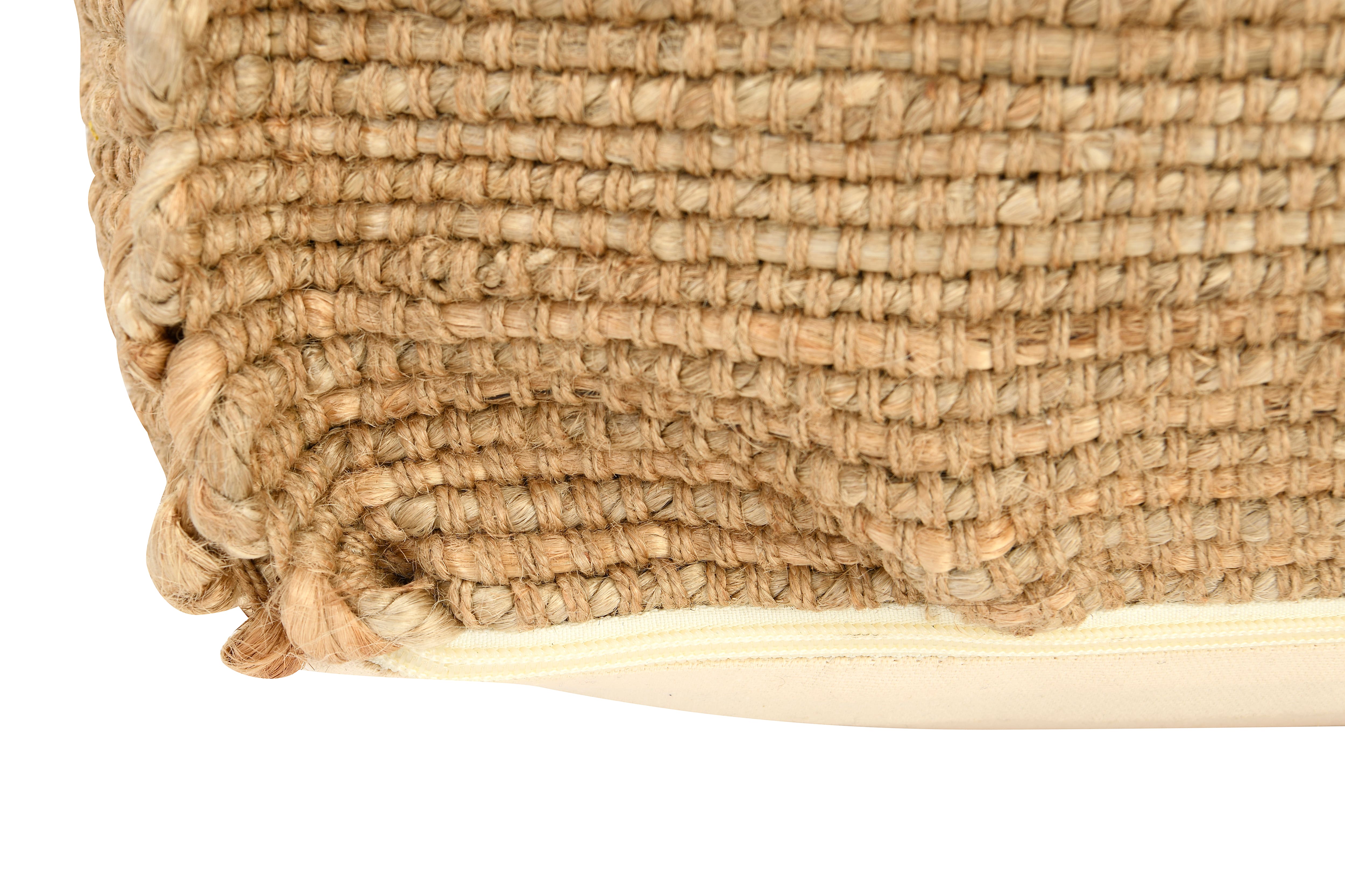 Hello Honey&#xAE; 24&#x22; Handwoven Jute Pouf