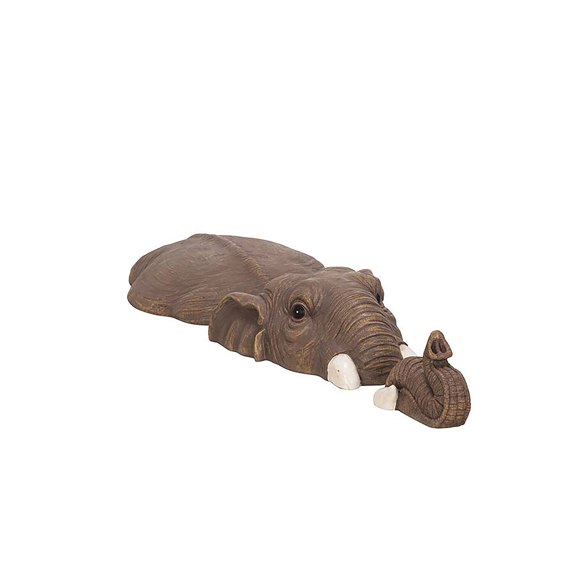 Design Toscano 28&#x22; In For a Swim Elephant Lawn Sculpture