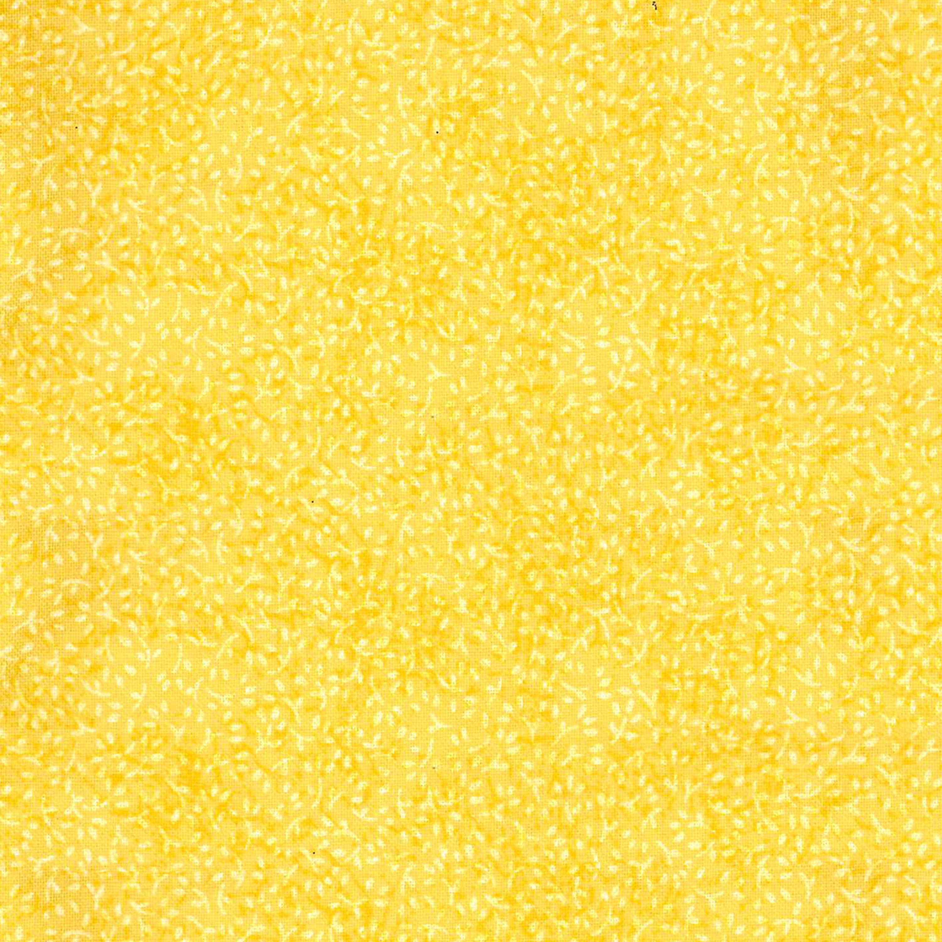 Fabric Traditions Yellow Illusions Vines Cotton Fabric