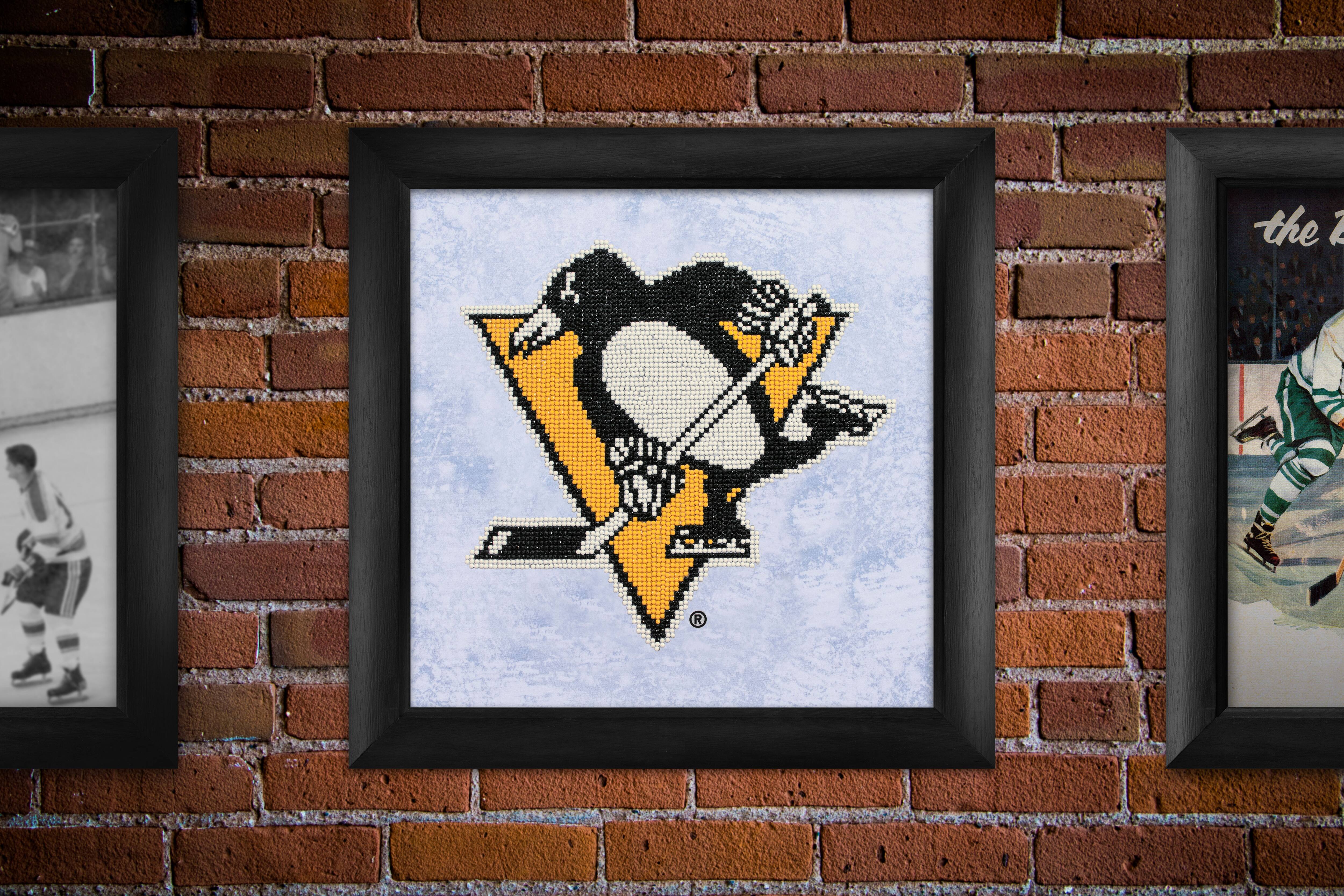 Camelot&#xAE; Dots NHL Pittsburgh Penguins Diamond Painting Kit