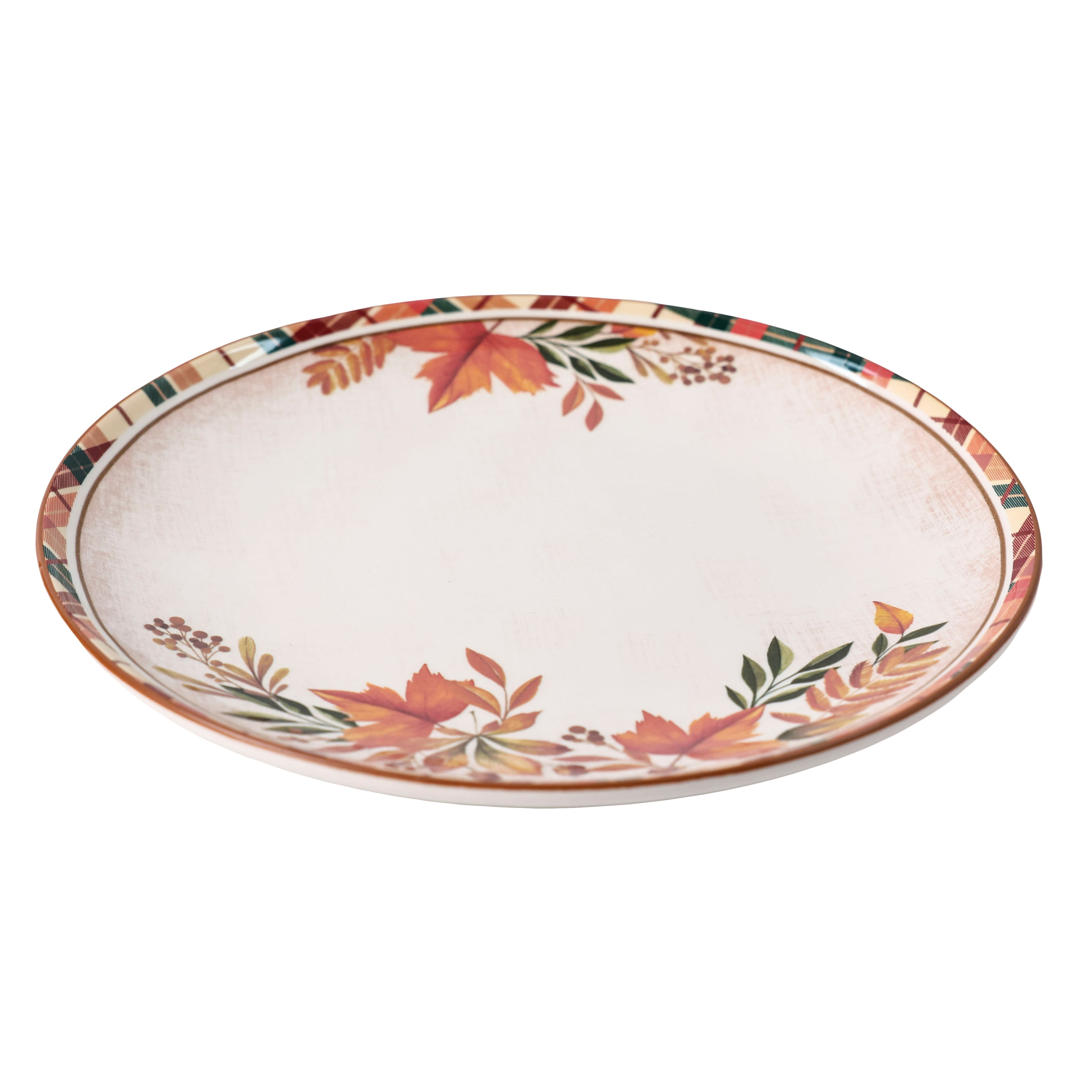 10&#x22; Leaf Ceramic Dinner Plate by Ashland&#xAE;