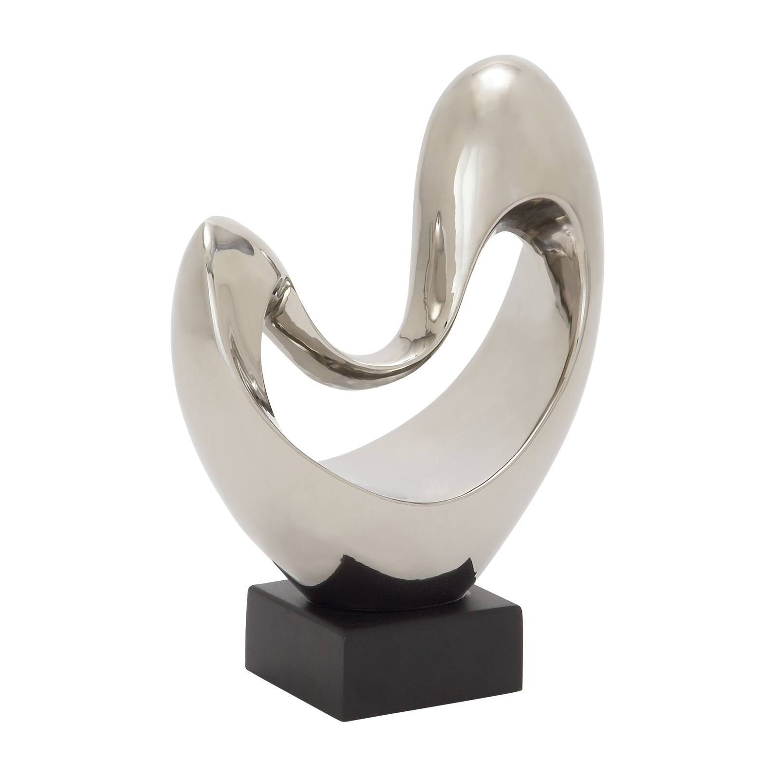 14&#x22; Porcelain Modern Abstract Sculpture