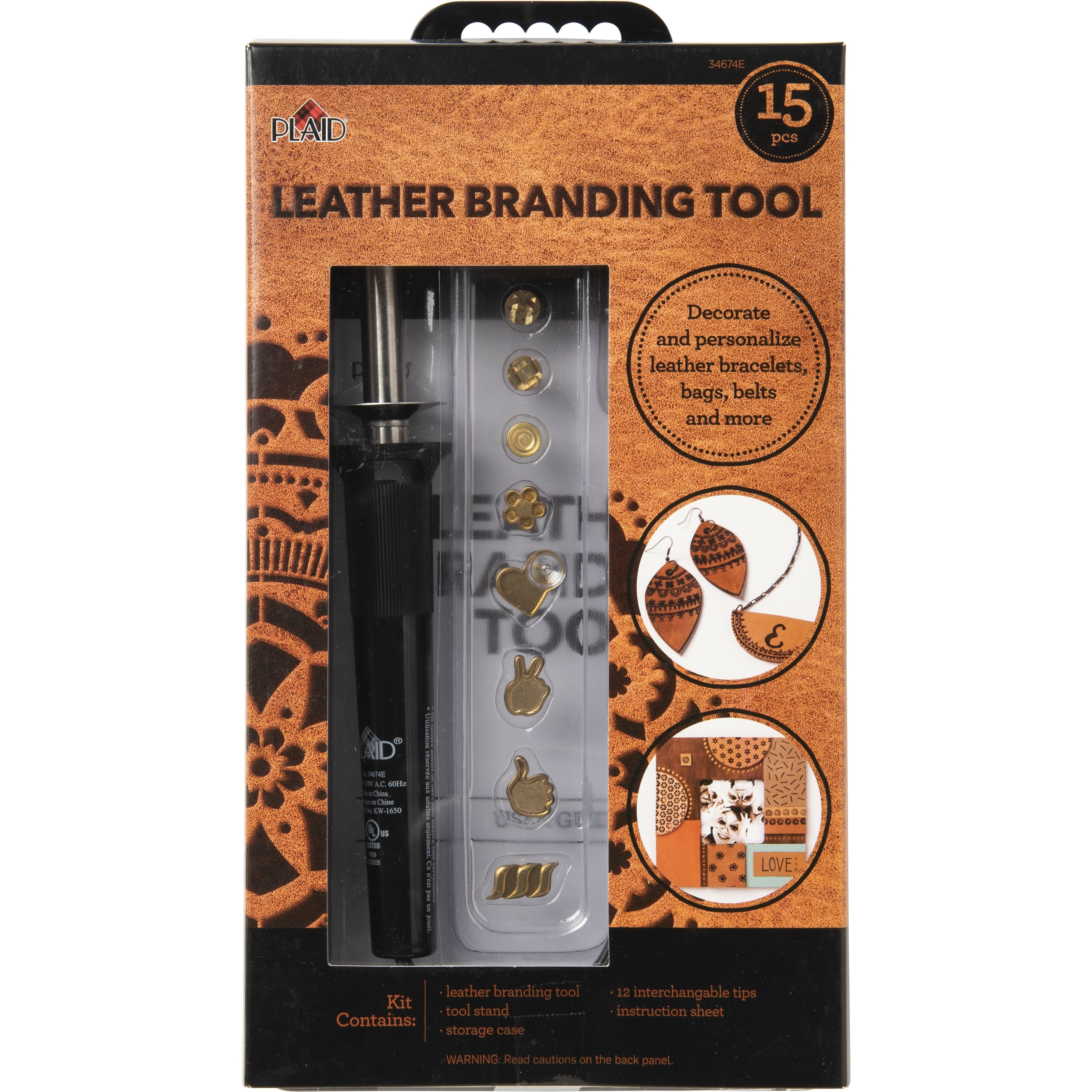 Plaid® Electrical Leather Branding Tool Set
