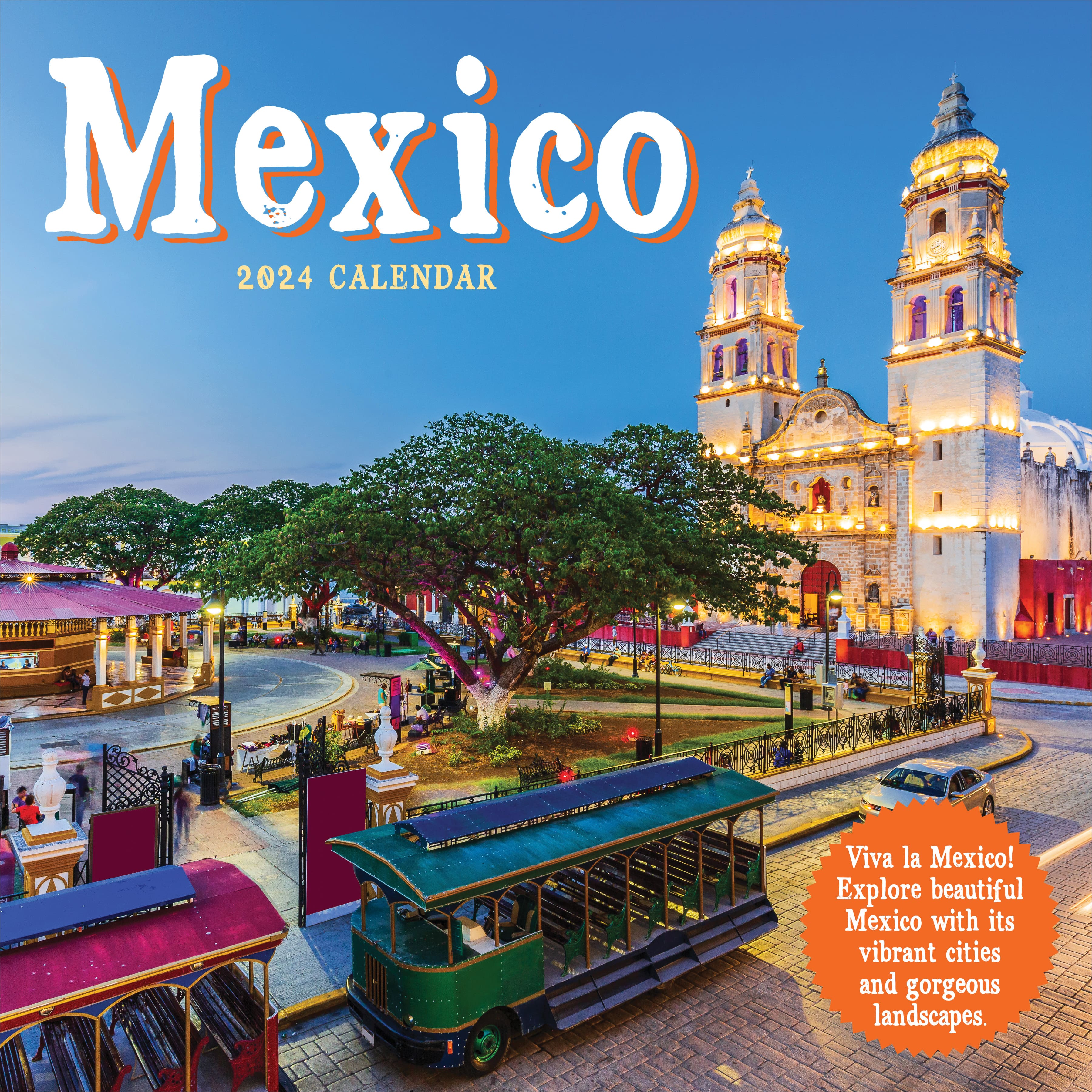 TF Publishing Mexico Wall Calendar