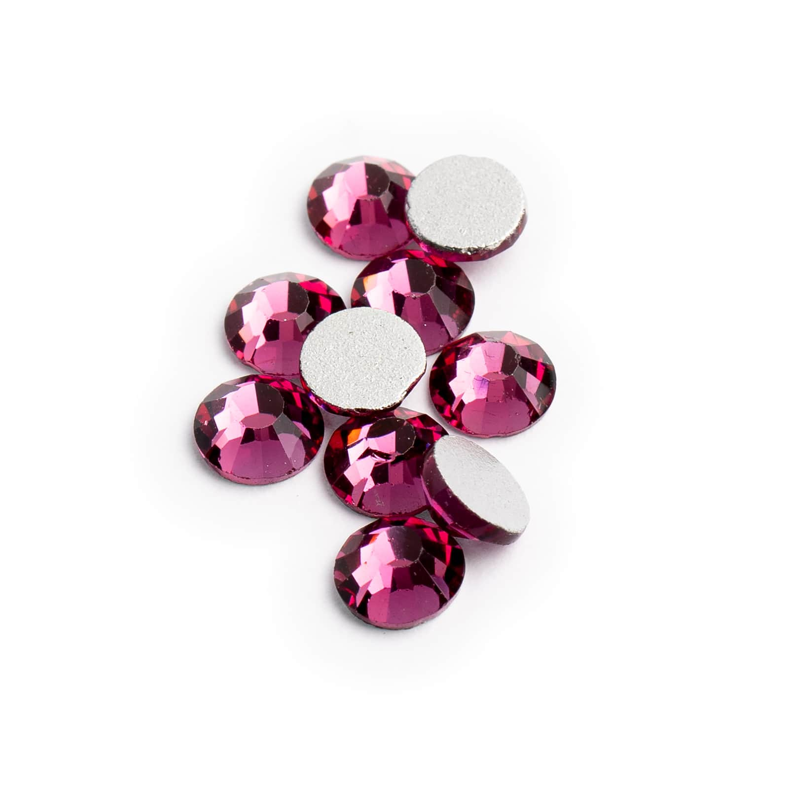 John Bead Crystal Lane SS30 Glass Round Flatback Rhinestones, 288ct.