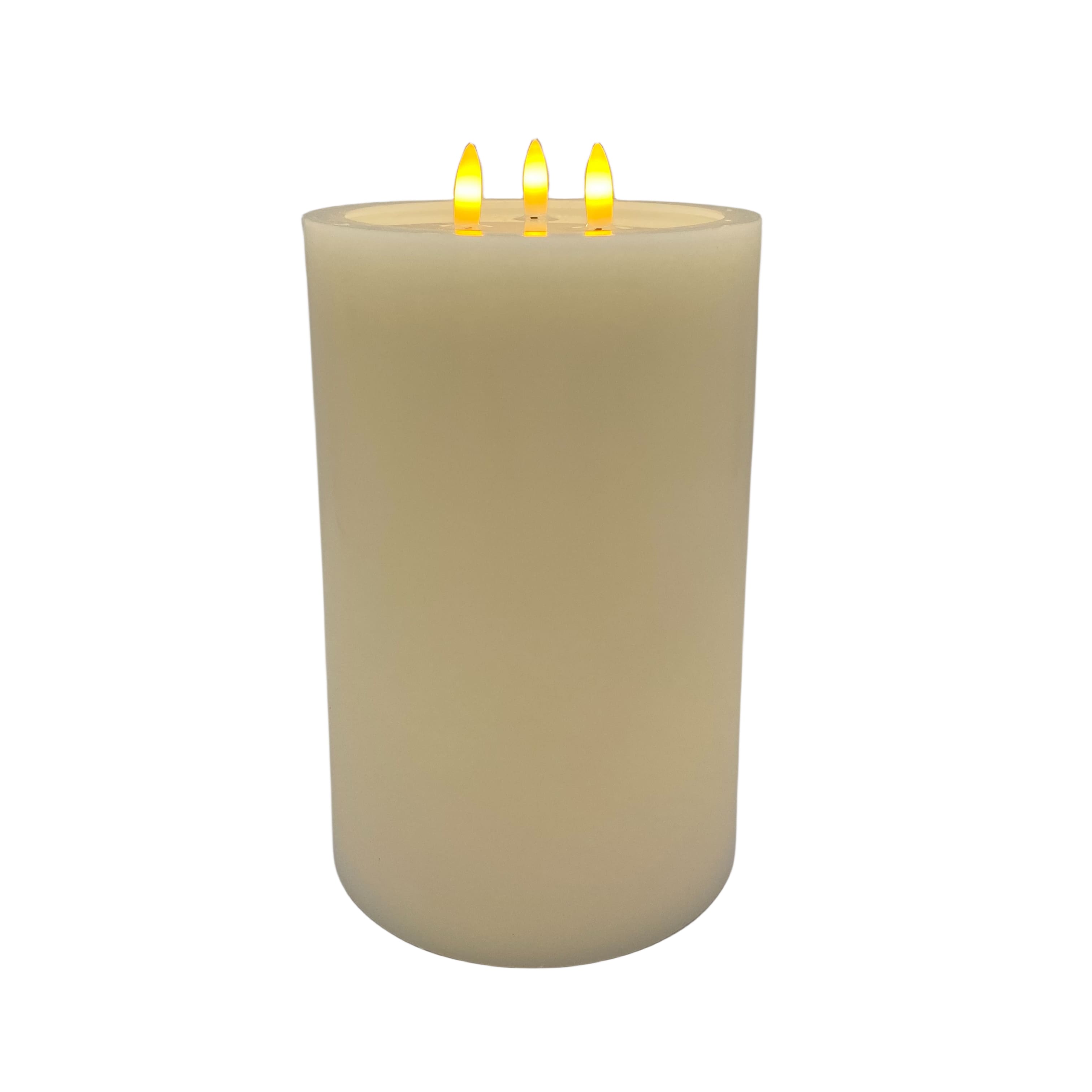 6&#x22; x 9&#x22; Ivory Wax LED Pillar Candle by Ashland&#xAE;