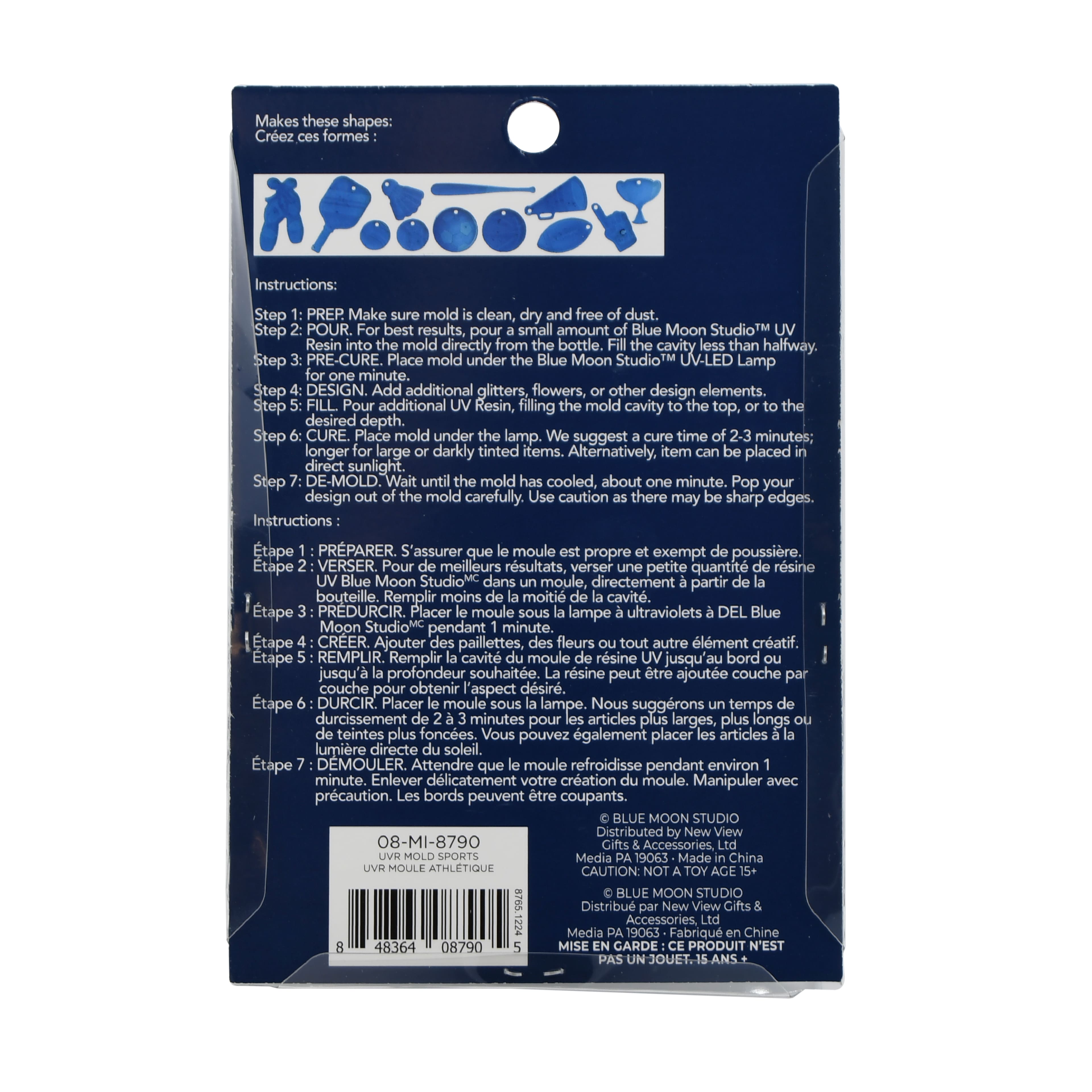 Blue Moon Studio™ UV Resin Craft Sports Mold