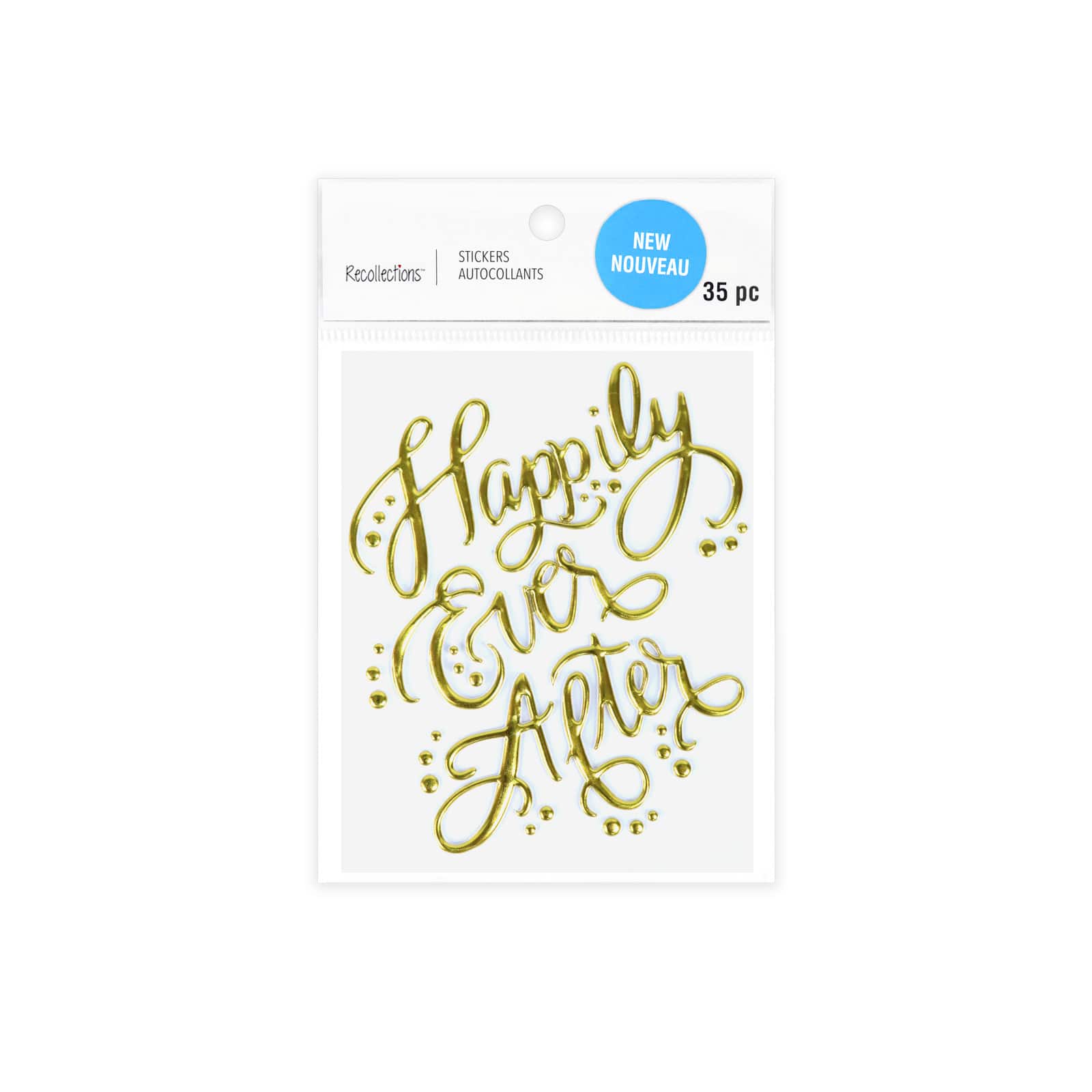 12 Pack: Happily Ever After Wedding Stickers by Recollections™