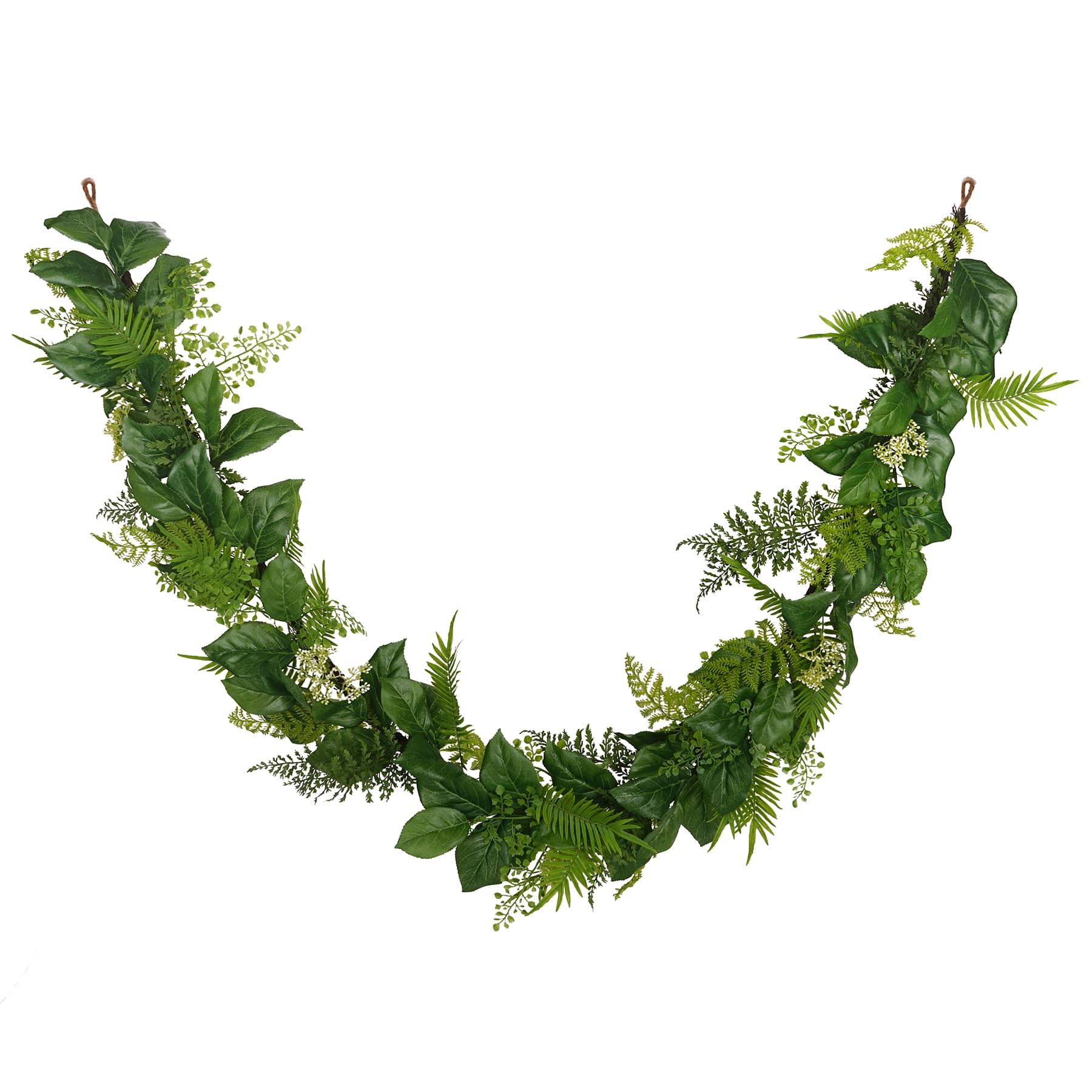 6 Pack: 6ft. Mixed Lemon & Fern Leaf Garland by Ashland®