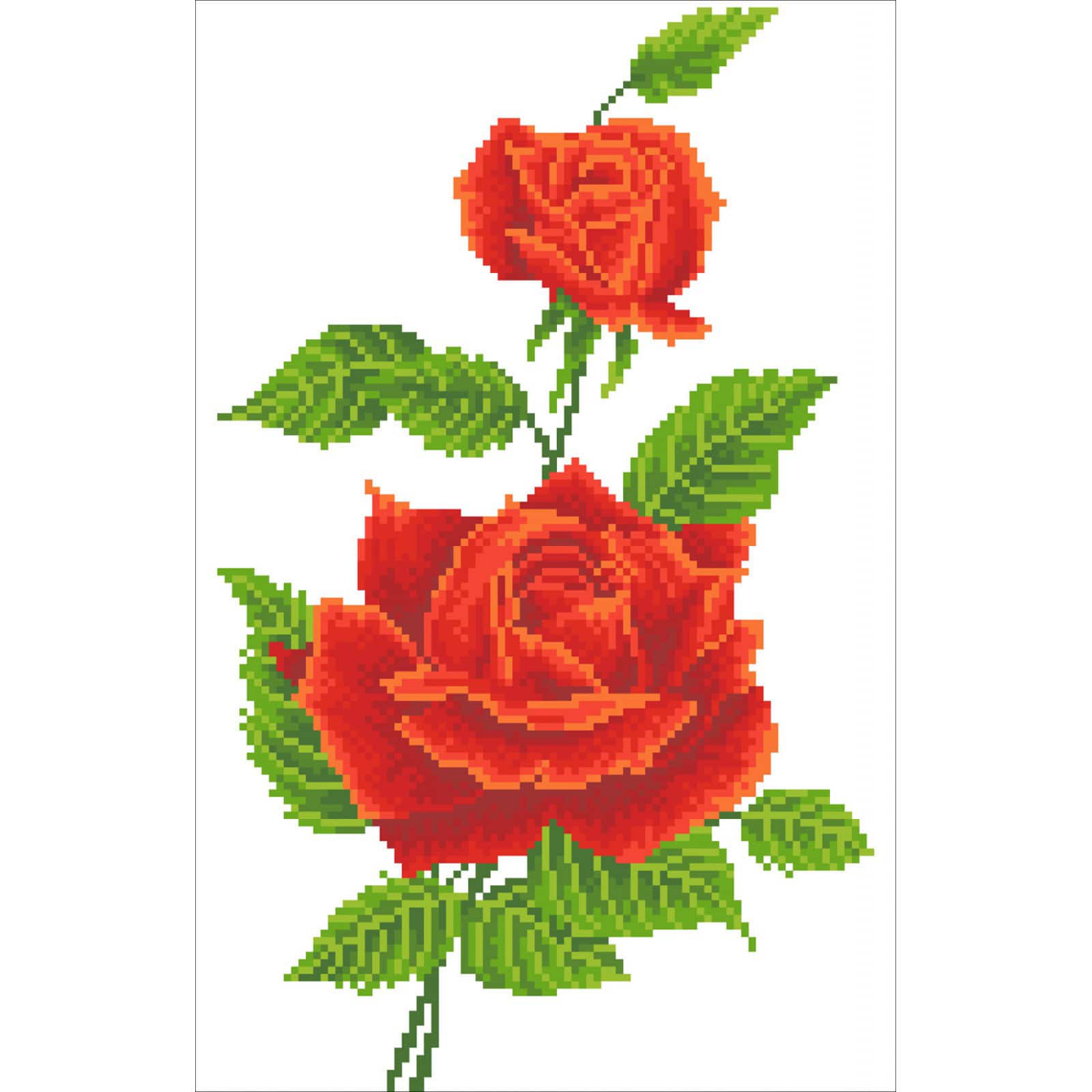 Diamond Dotz® Intermediate Red Rose Corsage with Frame Diamond Painting Kit